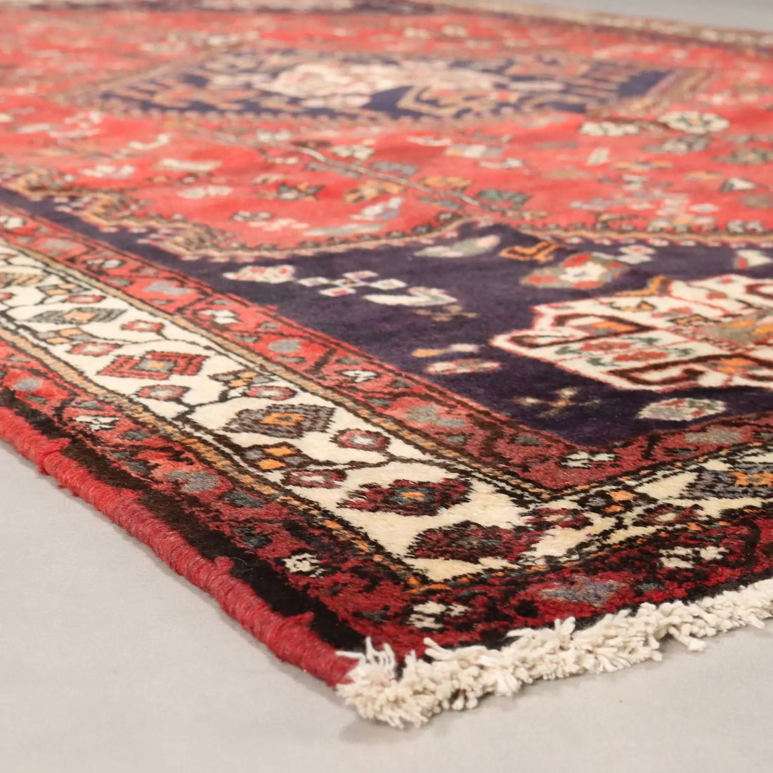 Antique Asian Carpet Cotton Wool Heavy Knot 117 x 80 In - 117 x 80 In | Antiques | Carpets