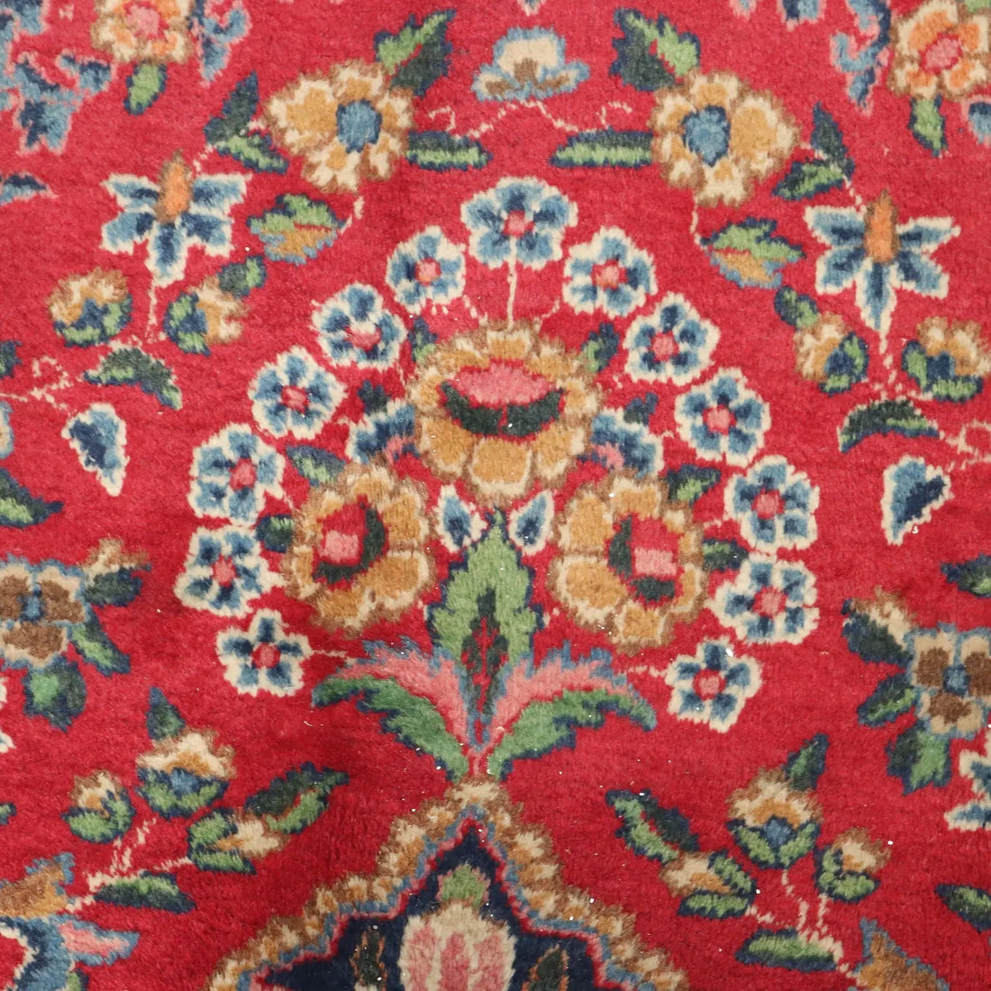 Antique Asian Carpet Cotton Wool Heavy Knot 124 x 79 In - 124 x 79 In | Antiques | Carpets