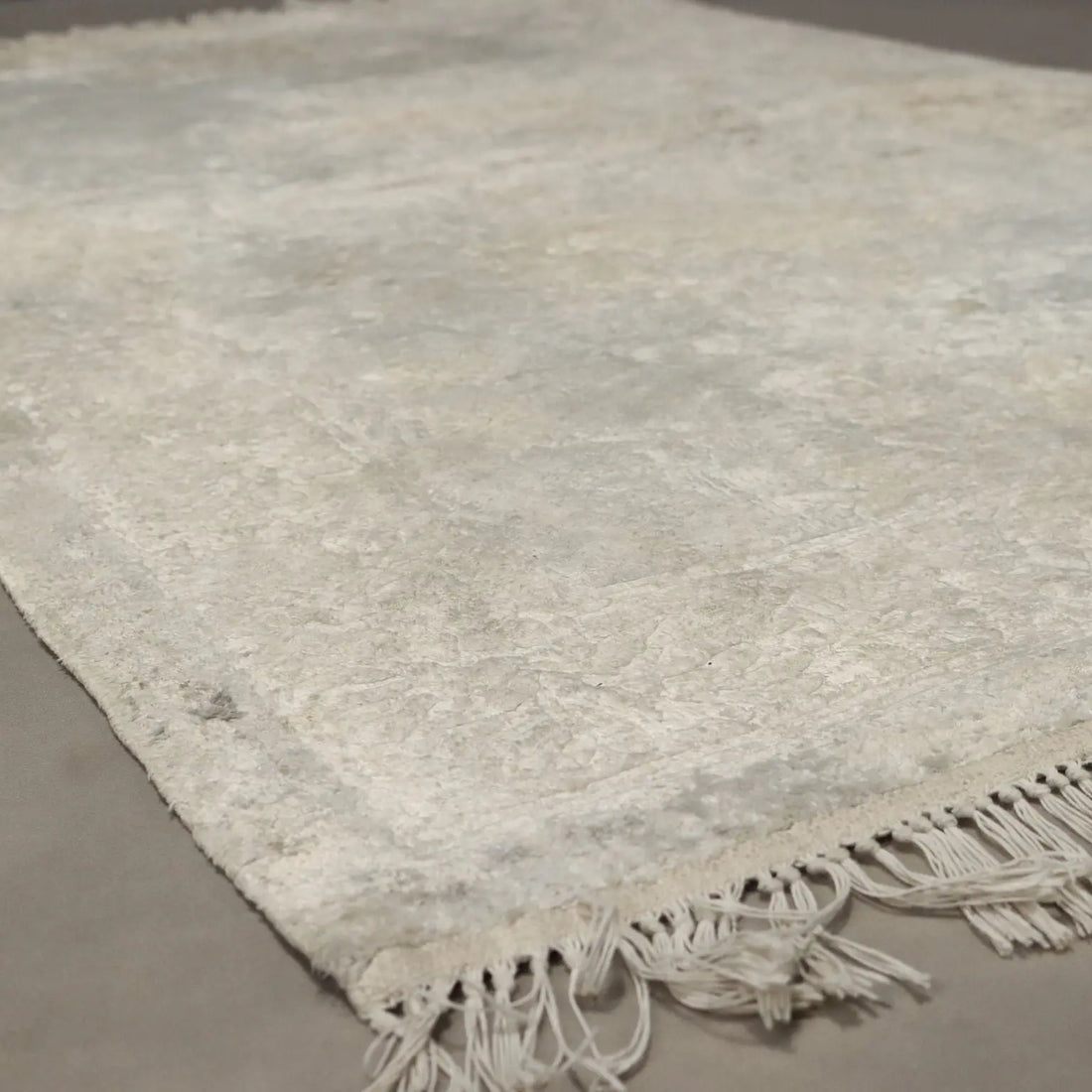 Antique Beijing Carpet Silk Thin Knot Handmade 59 x 35 In - 59 x 35 In | Antiques | Carpets