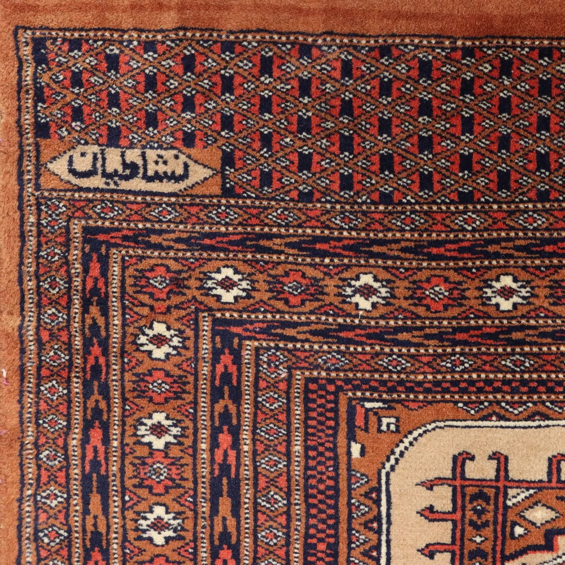 Antique Bukhara Carpet Cotton Wool Thin Knot Handmade 70 x 51 In - 70 x 51 In | Antiques | Carpets