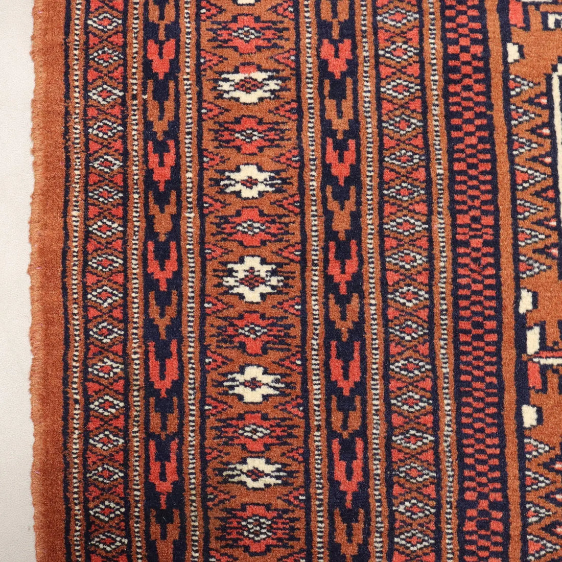 Antique Bukhara Carpet Cotton Wool Thin Knot Handmade 70 x 51 In - 70 x 51 In | Antiques | Carpets