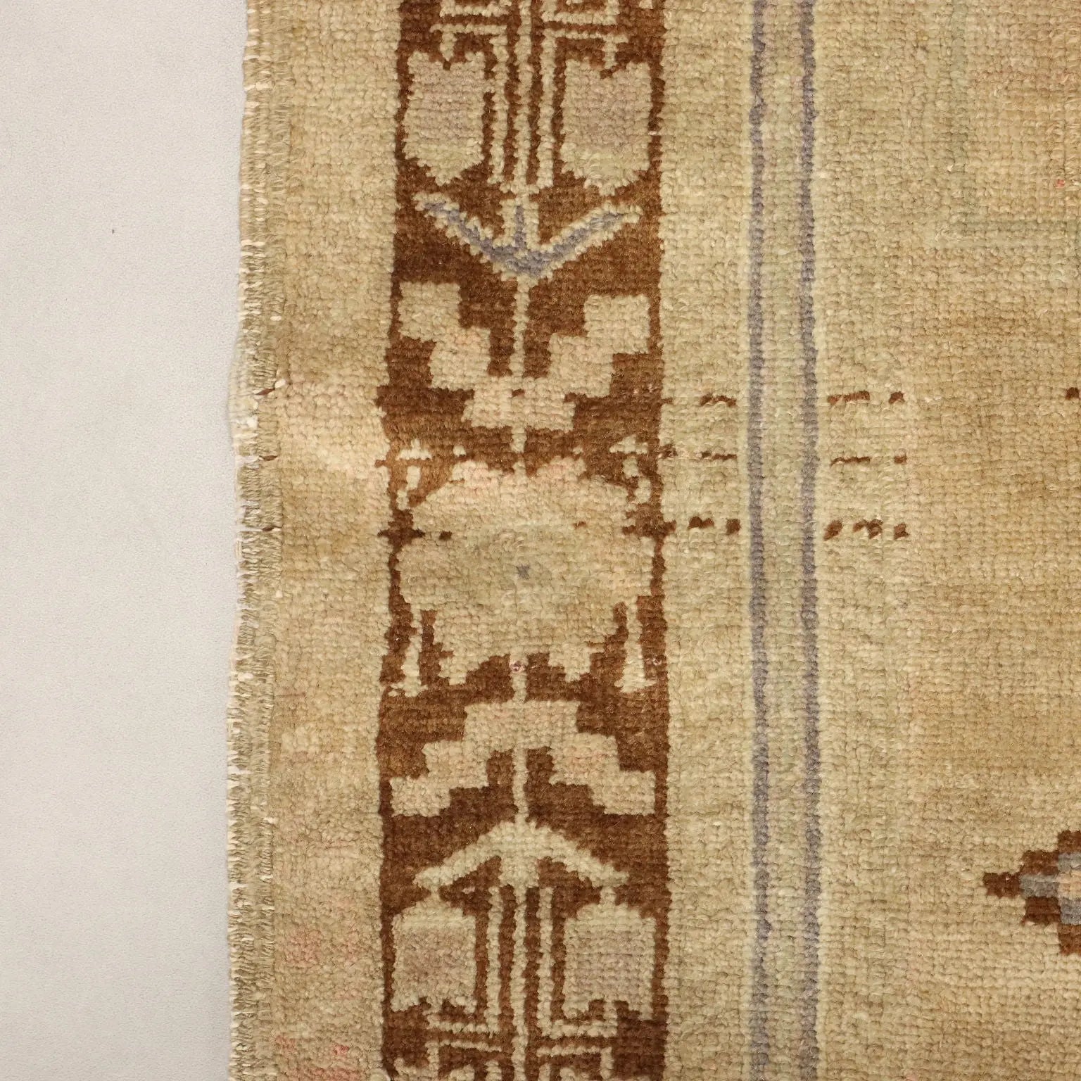 Antique Kazak Carpet Wool Thin Knot Handmade 90 x 44 In - 90 x 44 In | Antiques | Carpets