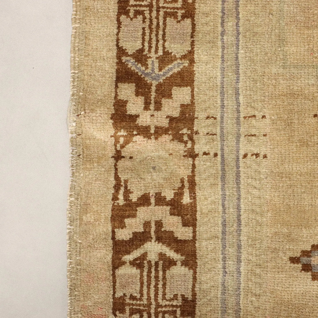Antique Kazak Carpet Wool Thin Knot Handmade 90 x 44 In - 90 x 44 In | Antiques | Carpets