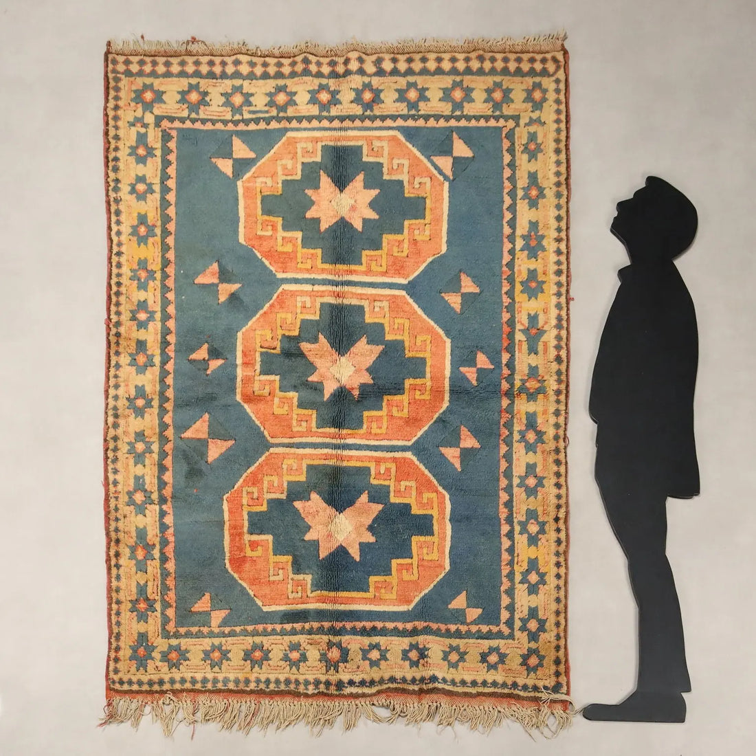 Antique Kars Carpet Wool Heavy Knot Handmade 83 x 56 In - 83 x 56 In | Antiques | Carpets