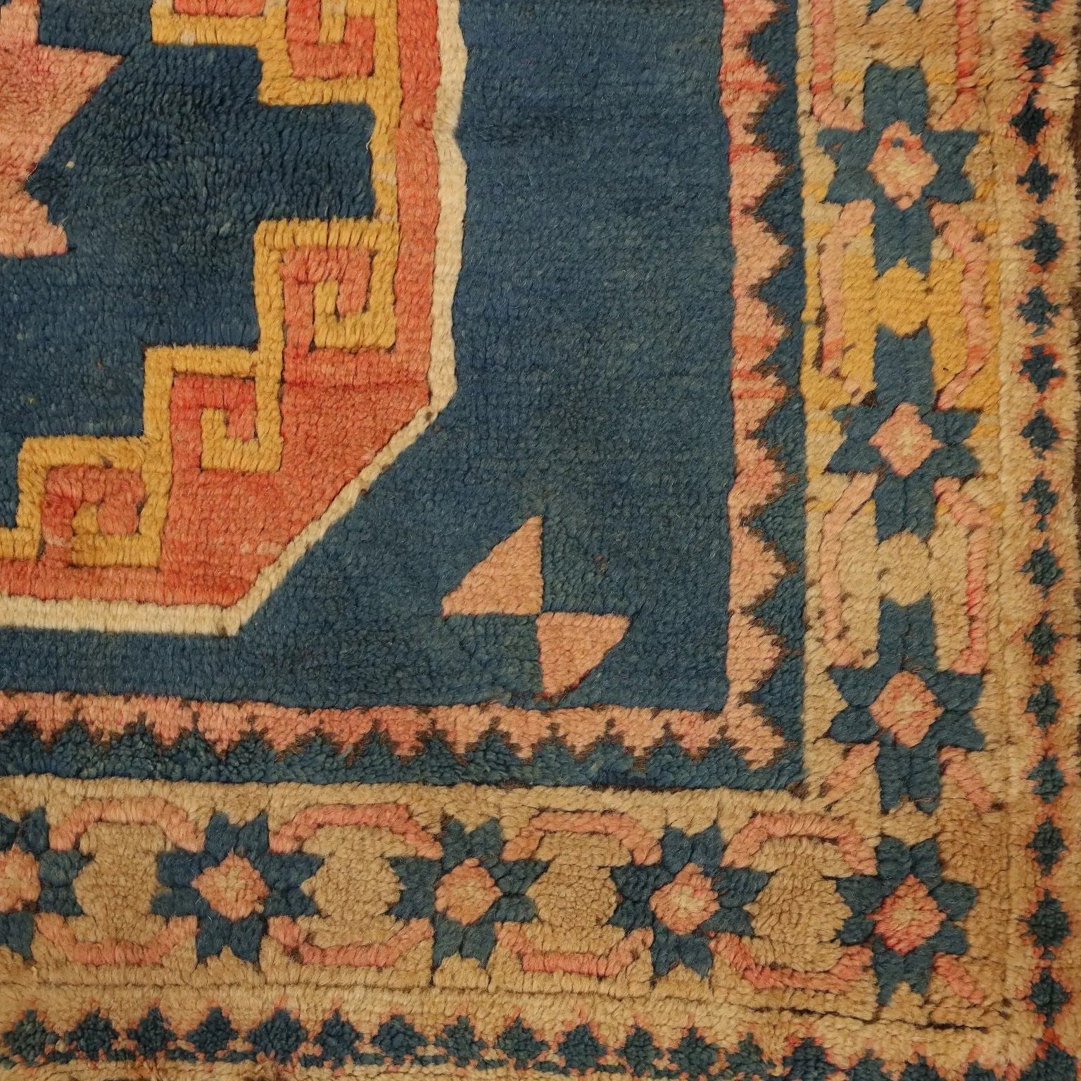 Antique Kars Carpet Wool Heavy Knot Handmade 83 x 56 In - 83 x 56 In | Antiques | Carpets