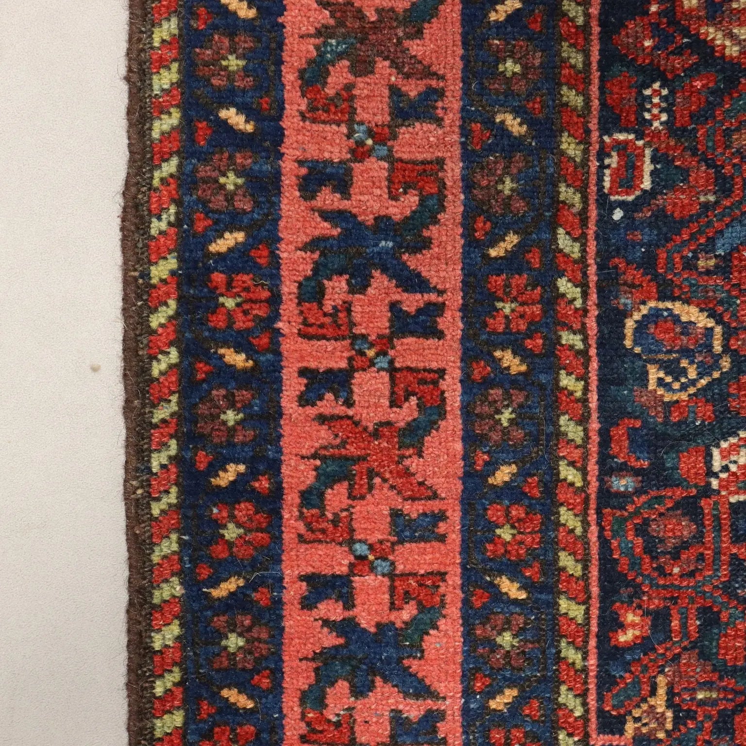Antique Asian Carpet Cotton Wool Heavy Knot 59 x 40 In - 59 x 40 In | Antiques | Carpets