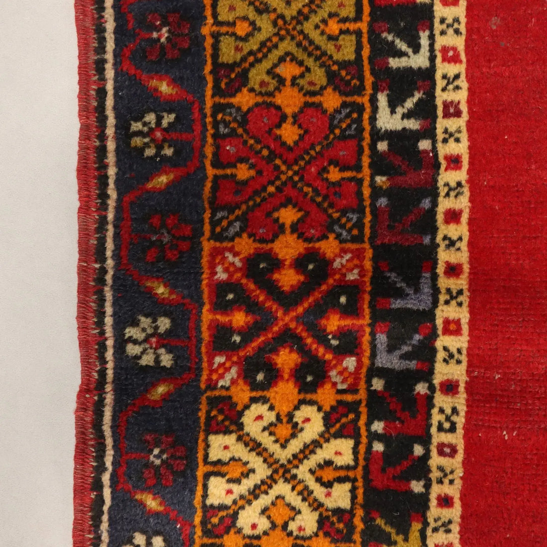 Antique Jorun Carpet Cotton Wool Thin Knot Turkey 75 x 46 In - 75 x 46 In | Antiques | Carpets