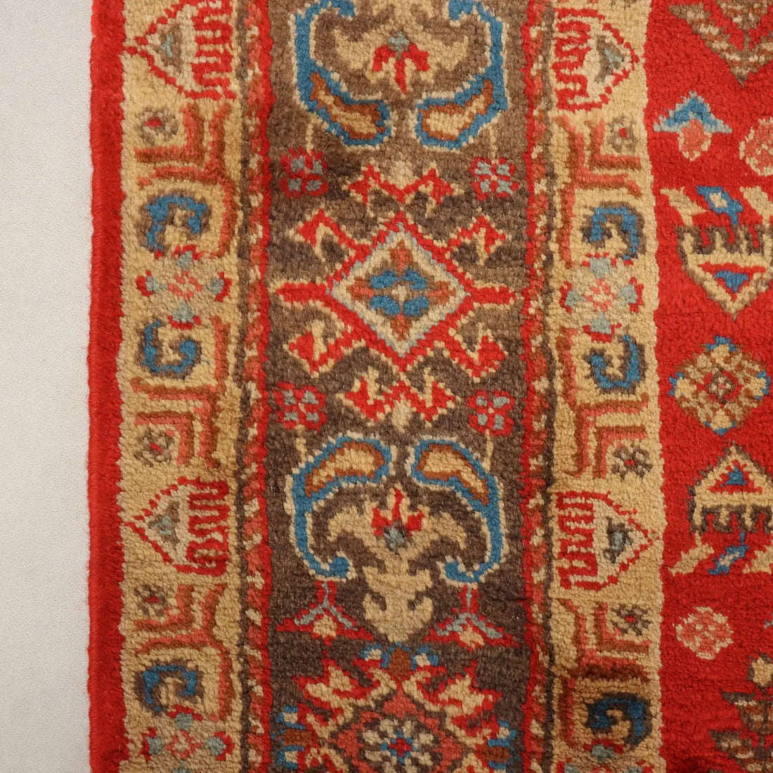 Antique Samarkanda Carpet Cotton Wool Thin Knot 69 x 47 In - 69 x 47 In | Antiques | Carpets
