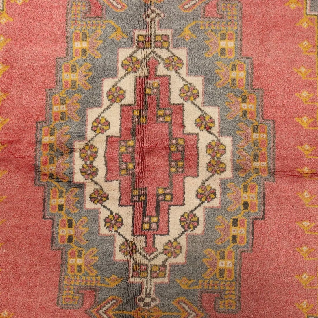 Antique Yahyaly Carpet Cotton Wool Heavy Knot 91 x 51 In - 91 x 51 In | Antiques | Carpets