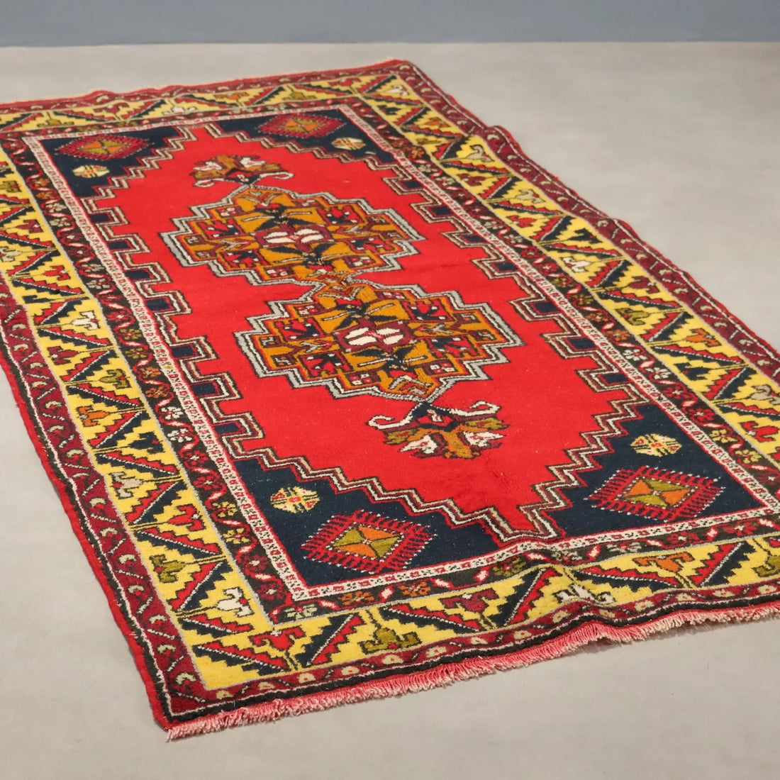 Antique Jorun Carpet Wool Heavy Knot Turkey 83 x 44 In - 83 x 44 In | Antiques | Carpets