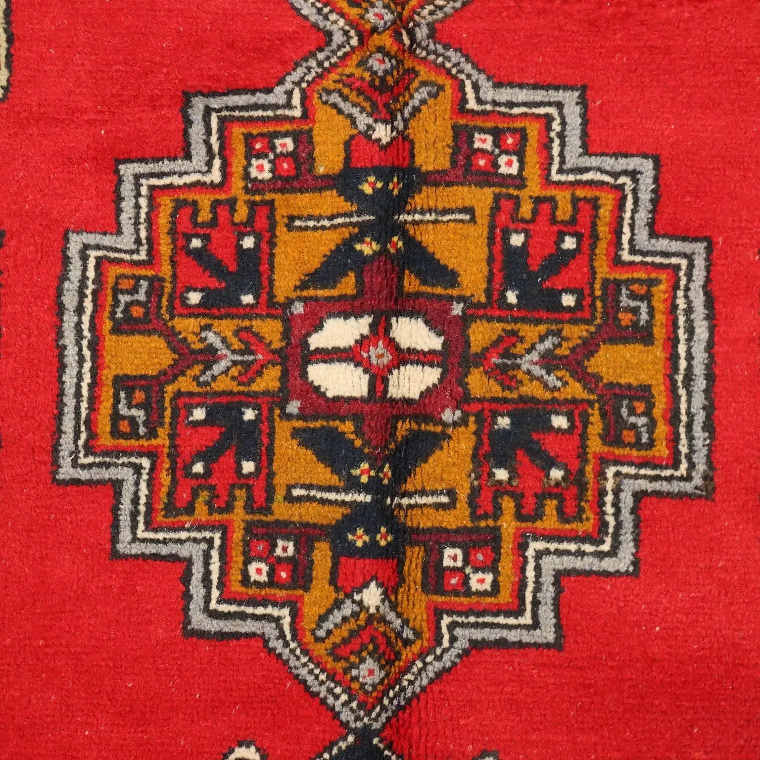 Antique Jorun Carpet Wool Heavy Knot Turkey 83 x 44 In - 83 x 44 In | Antiques | Carpets