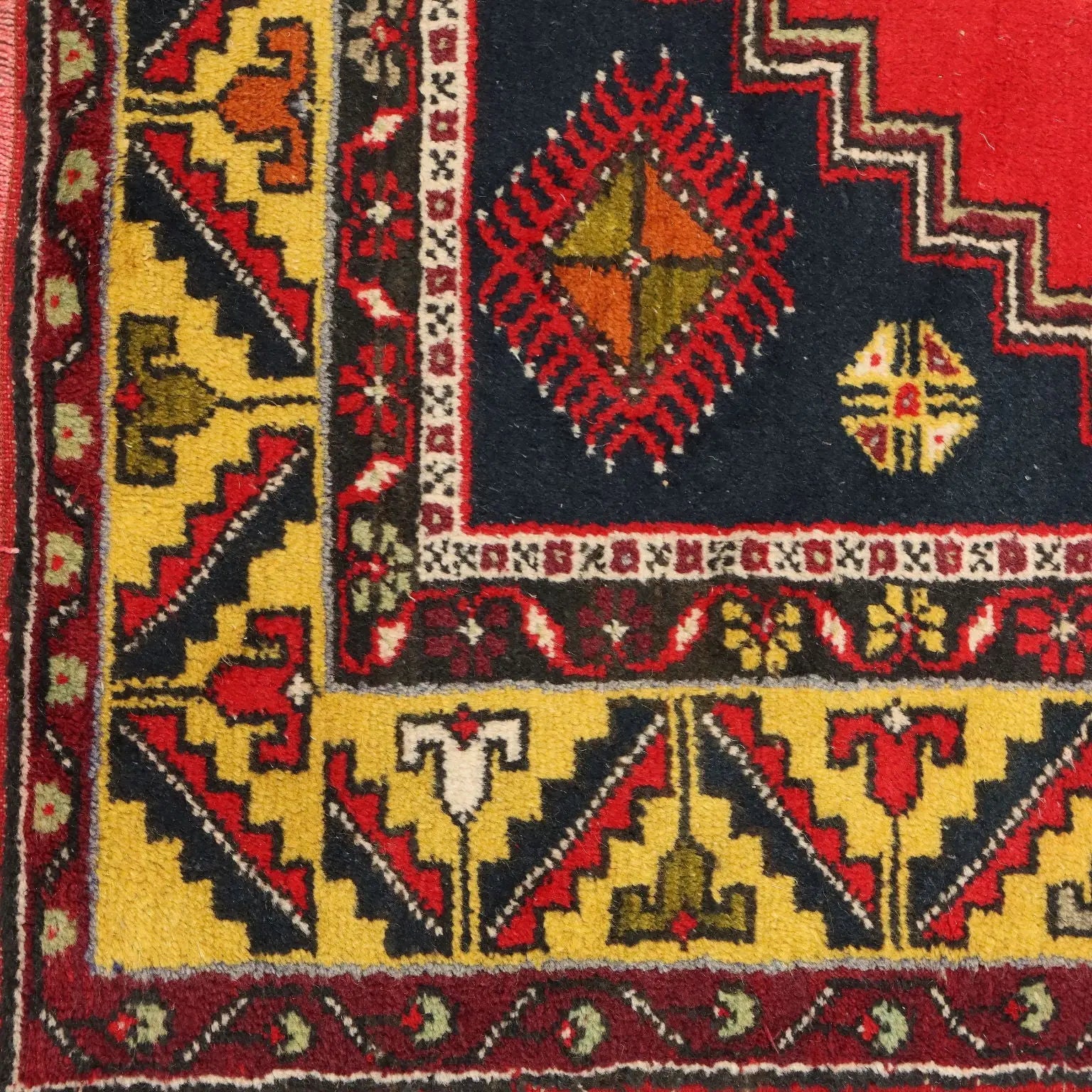 Antique Jorun Carpet Wool Heavy Knot Turkey 83 x 44 In - 83 x 44 In | Antiques | Carpets