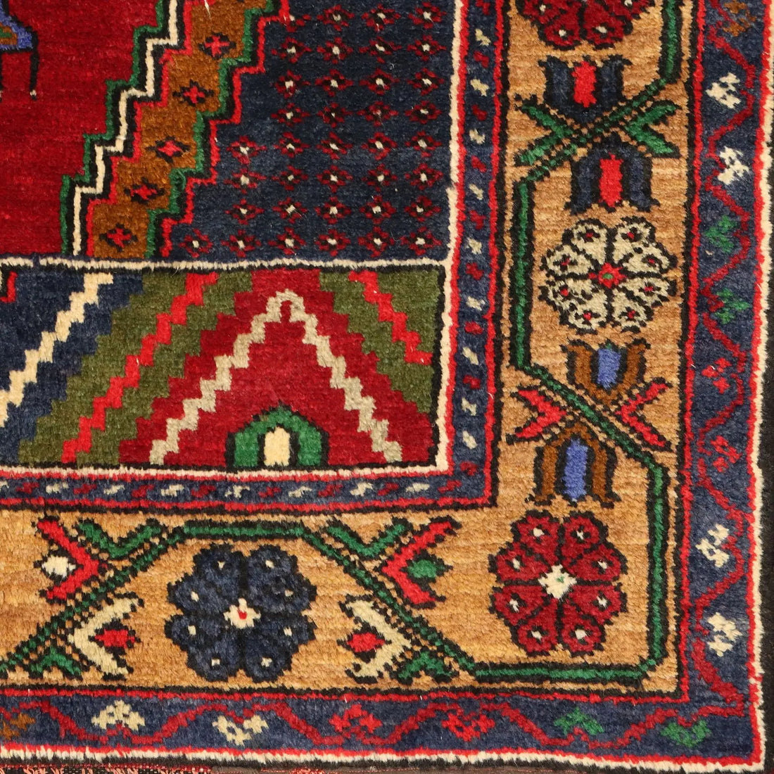 Antique Ismirne Carpet Wool Thin Knot Handmade 75 x 40 In - 75 x 40 In | Antiques | Carpets