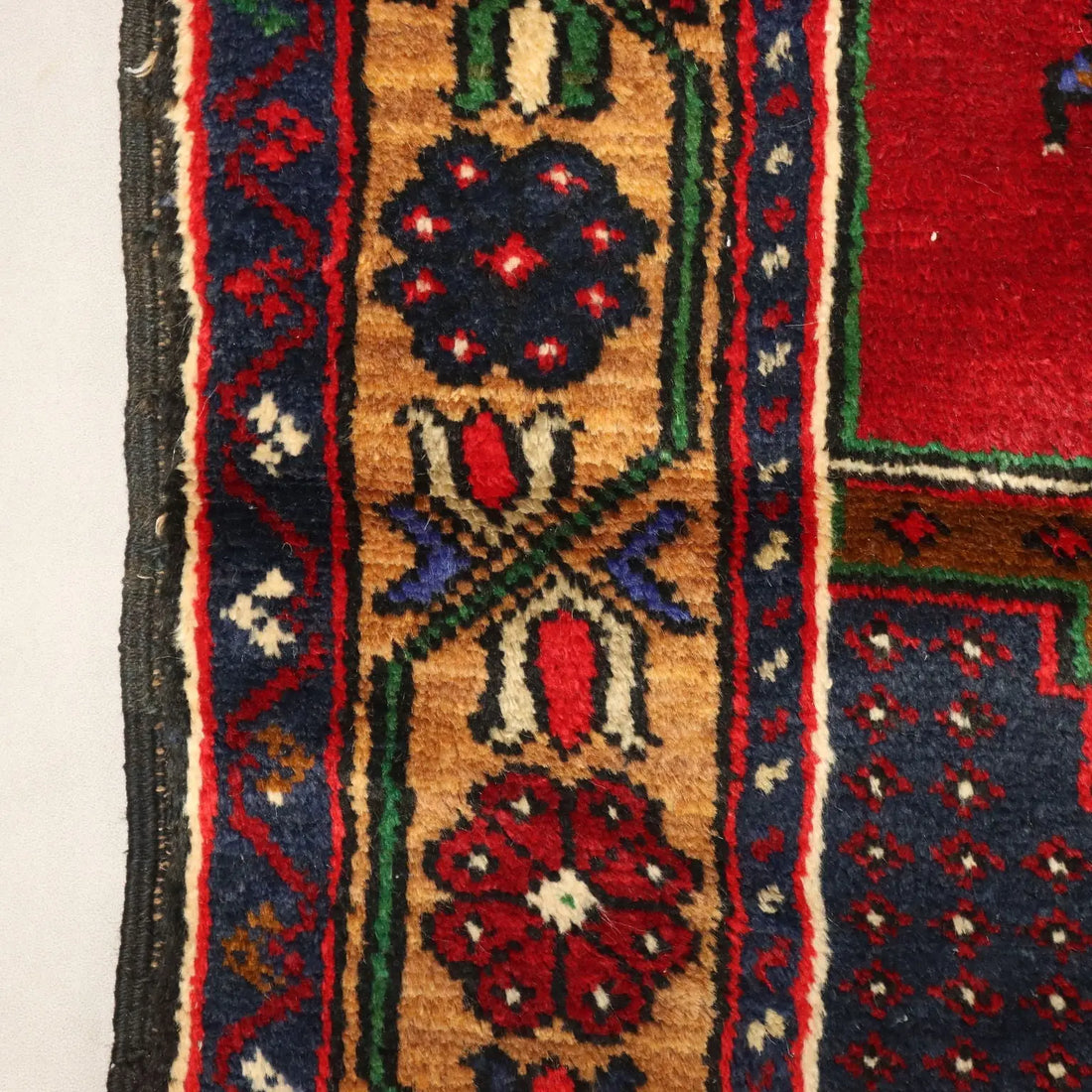 Antique Ismirne Carpet Wool Thin Knot Handmade 75 x 40 In - 75 x 40 In | Antiques | Carpets