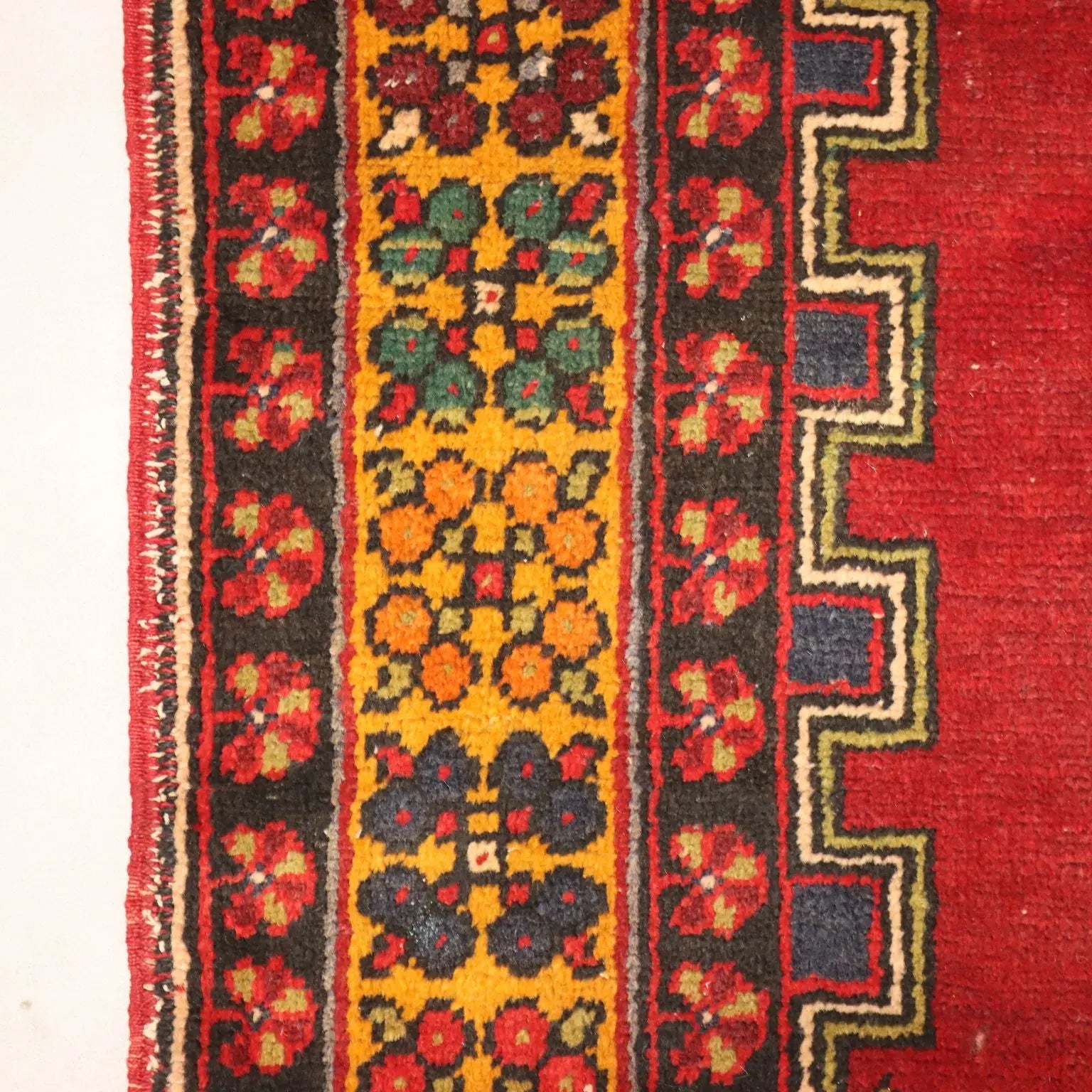 Antique Ismirne Carpet Wool Heavy Knot Handmade 76 x 43 In - 76 x 43 In | Antiques | Carpets