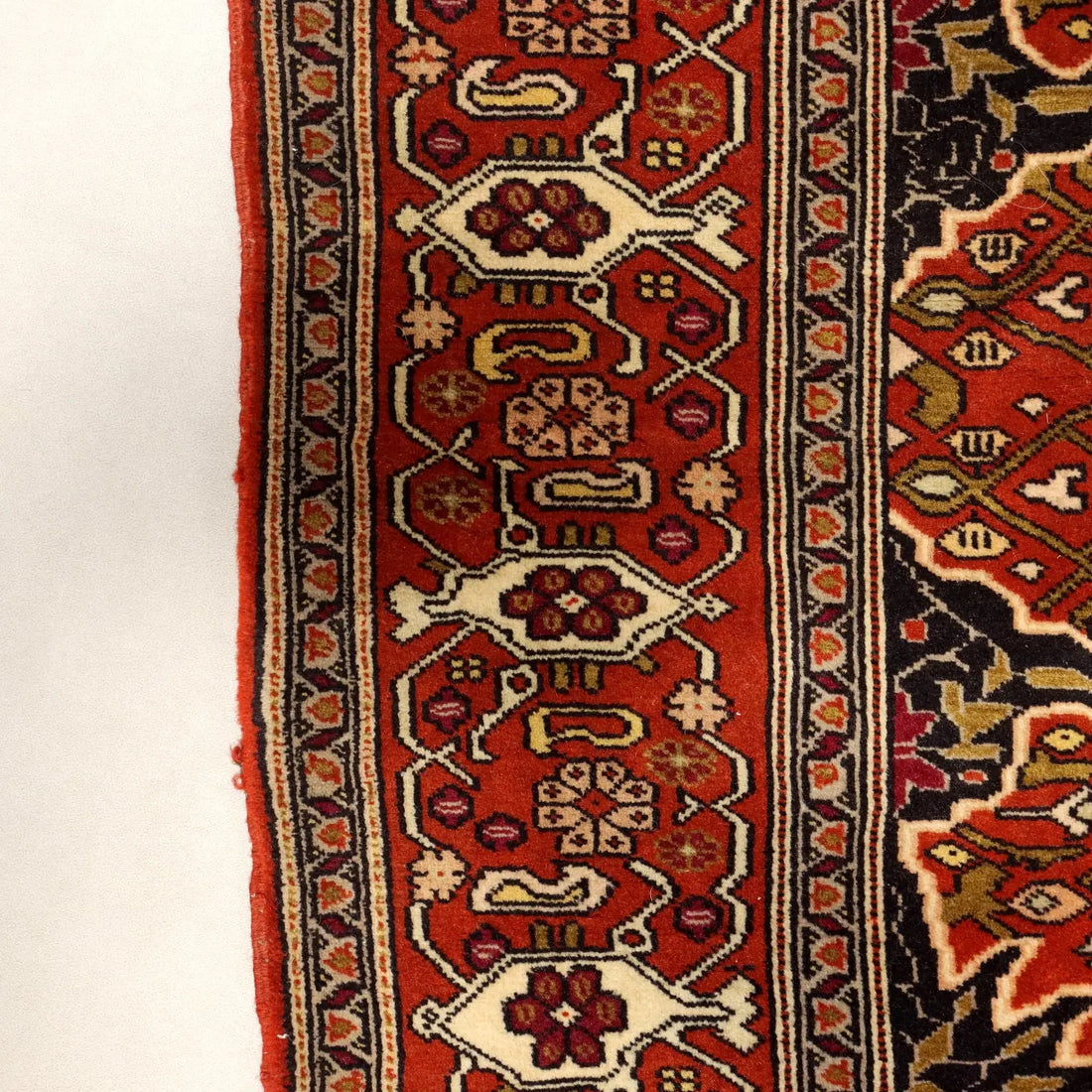 Antique Asian Carpet Cotton Wool Silk Thin Knot 75 x 52 In - 75 x 52 In | Antiques | Carpets