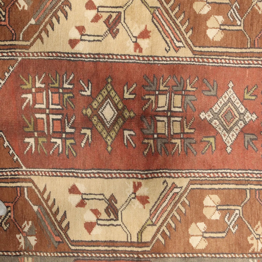 Antique Melas Carpet Wool Heavy Knot Handmade 81 x 49 In - 81 x 49 In | Antiques | Carpets