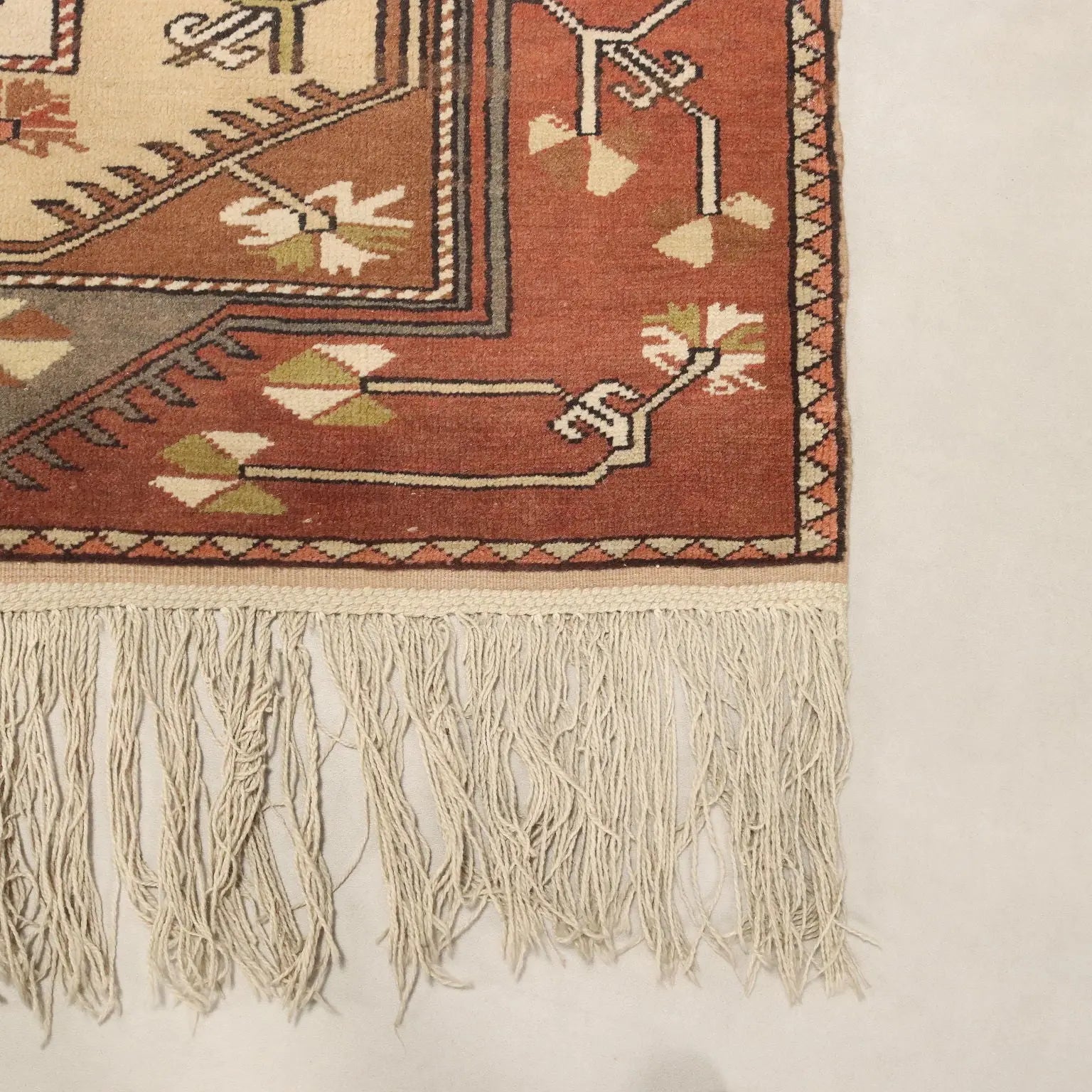 Antique Melas Carpet Wool Heavy Knot Handmade 81 x 49 In - 81 x 49 In | Antiques | Carpets