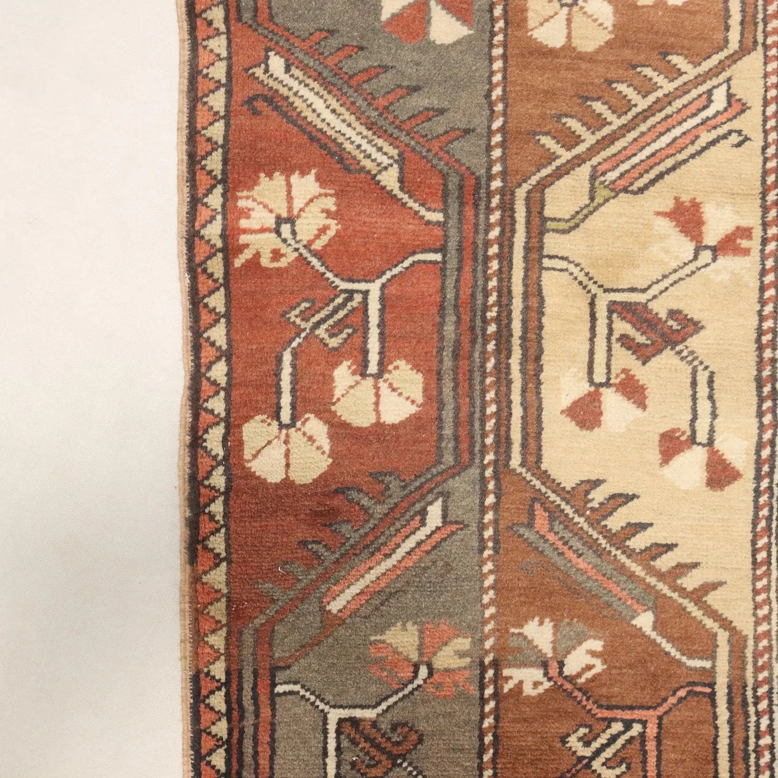 Antique Melas Carpet Wool Heavy Knot Handmade 81 x 49 In - 81 x 49 In | Antiques | Carpets