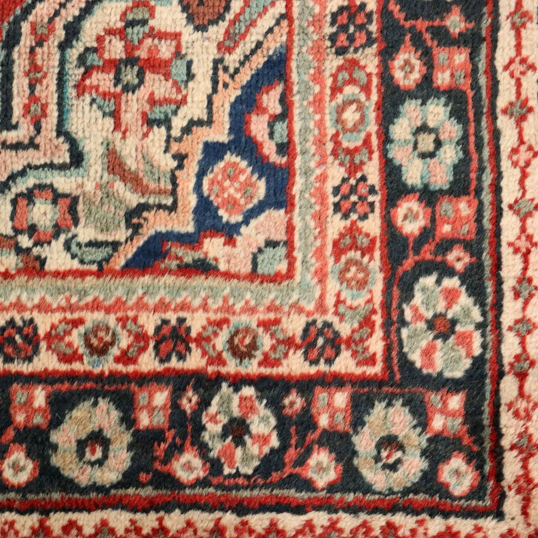 Antique Asian Carpet Cotton Wool Heavy Knot 76 x 50 In - 76 x 50 In | Antiques | Carpets