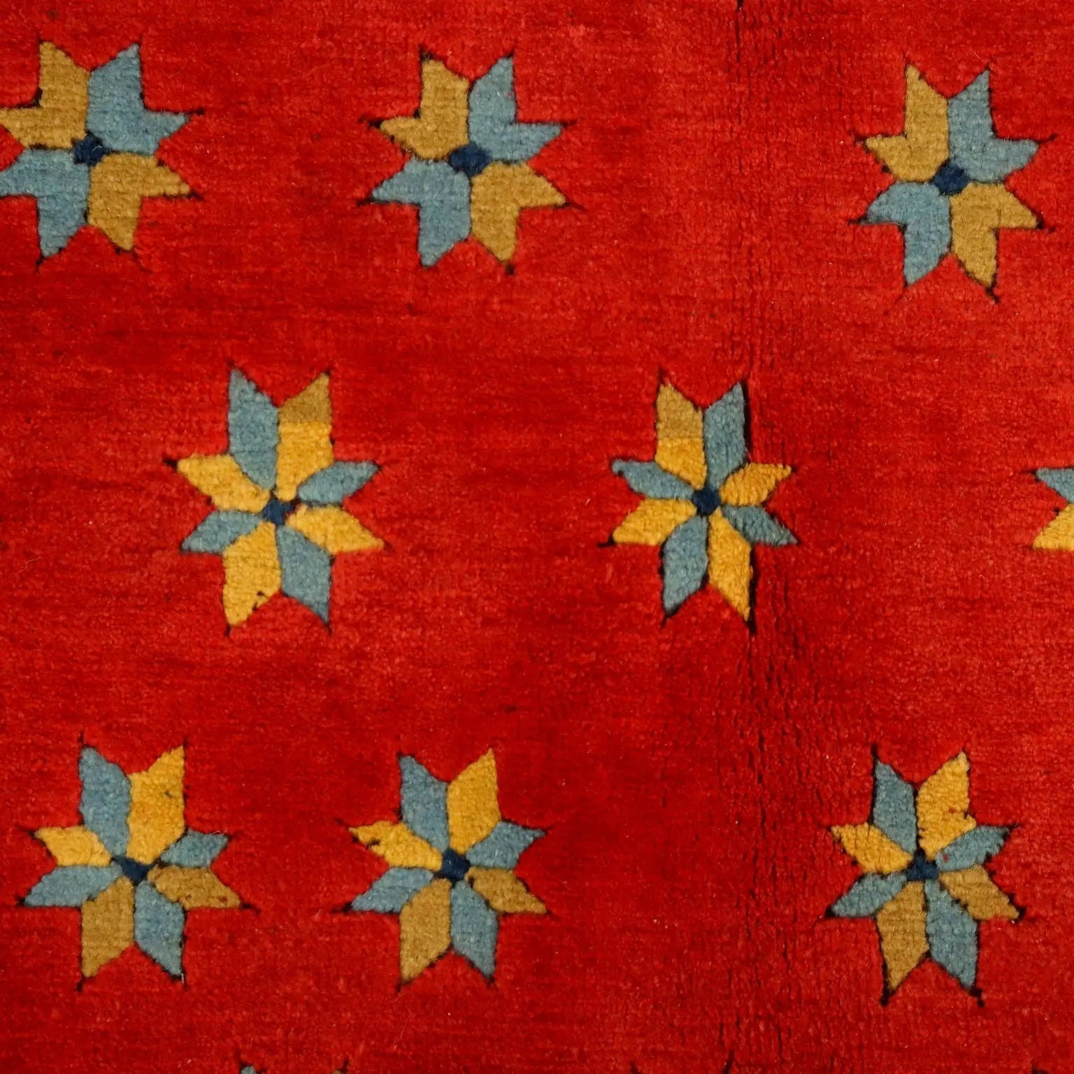 Antique Kars Carpet Wool Heavy Knot Handmade 99 x 77 In - 99 x 77 In | Antiques | Carpets