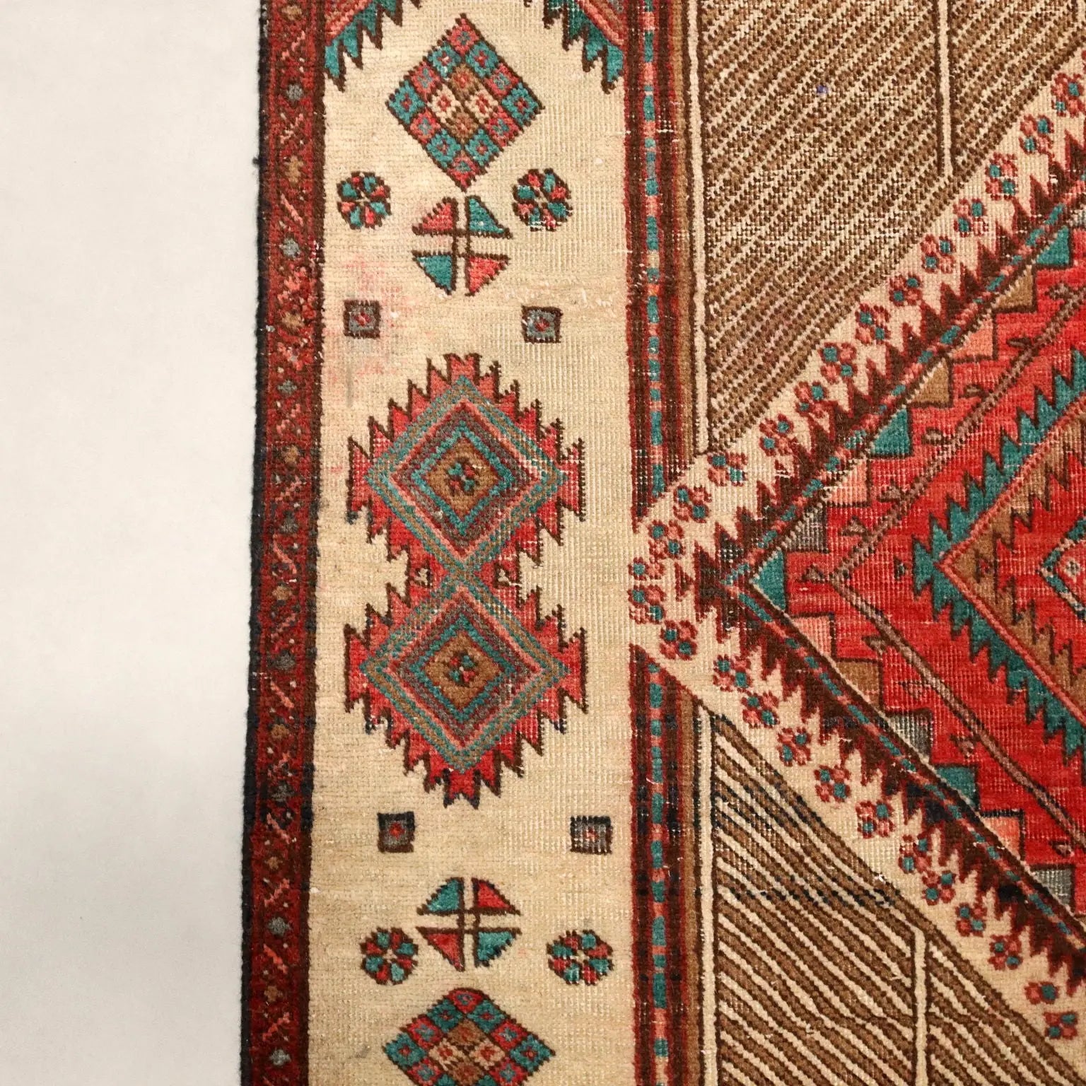 Antique Asian Carpet Cotton Wool Heavy Knot 119 x 66 In - 119 x 66 In | Antiques | Carpets