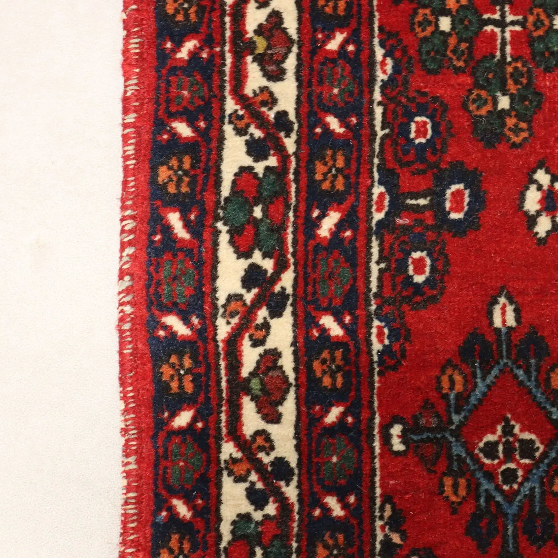 Antique Asian Carpet Cotton Wool Thin Knot 59 x 42 In - 59 x 42 In | Antiques | Carpets
