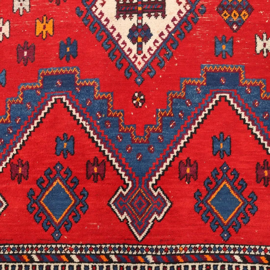 Antique Asian Carpet Cotton Wool Heavy Knot 83 x 64 In - 83 x 64 In | Antiques | Carpets