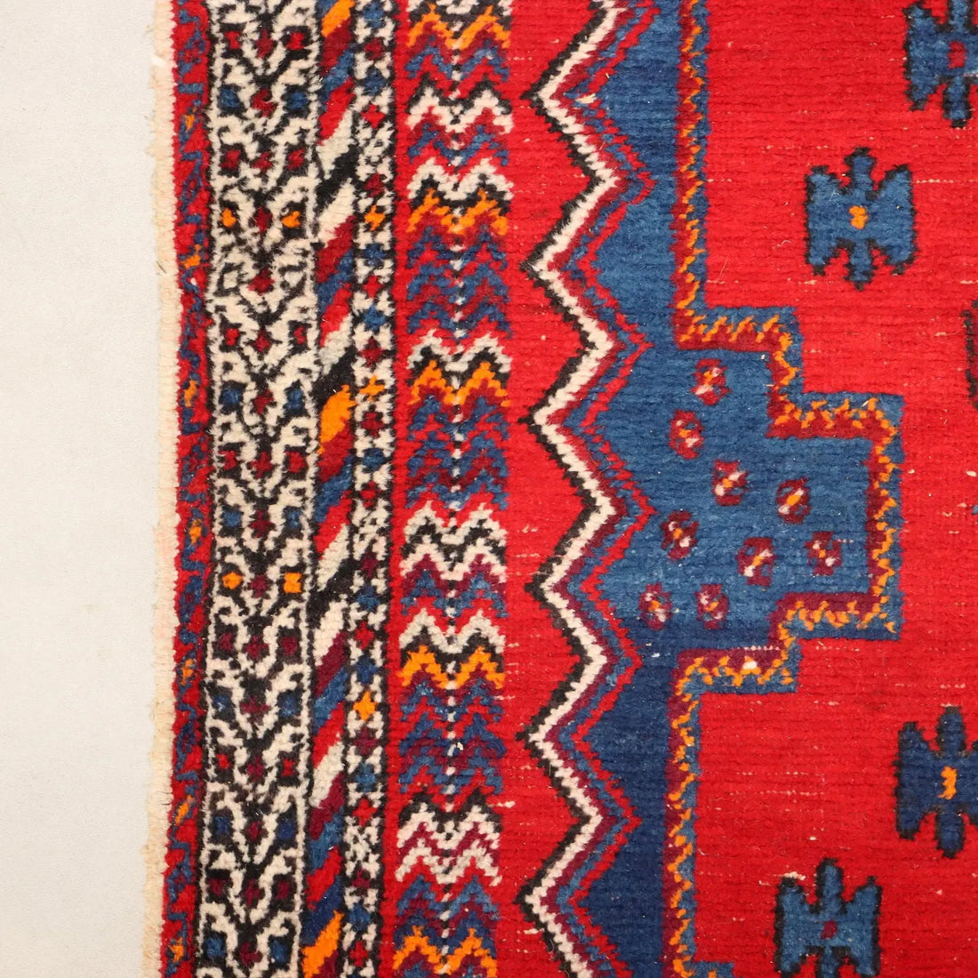 Antique Asian Carpet Cotton Wool Heavy Knot 83 x 64 In - 83 x 64 In | Antiques | Carpets