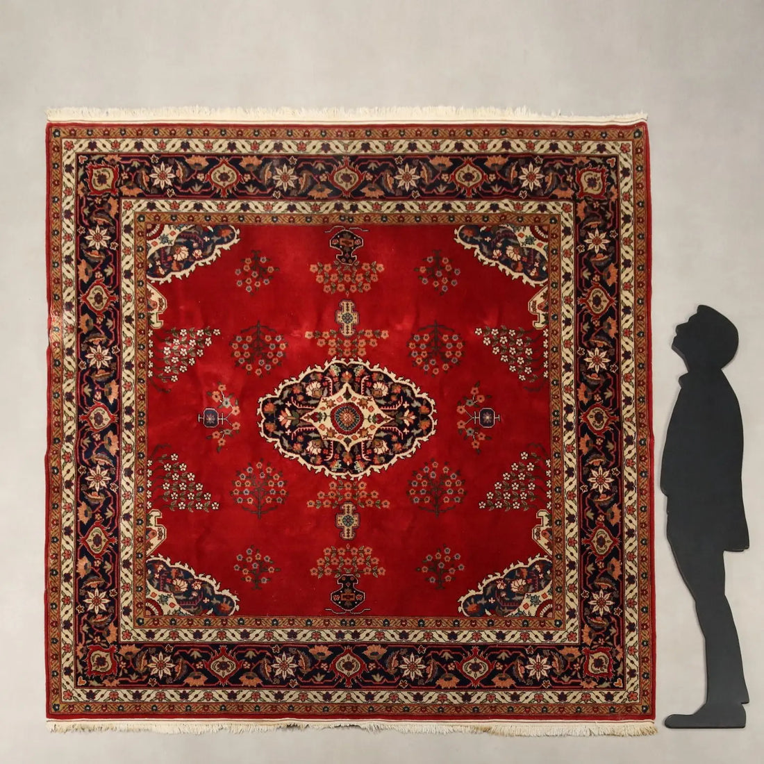 Antique Gherla Carpet Cotton Wool Heavy Knot 100 x 97 In - 100 x 97 In | Antiques | Carpets