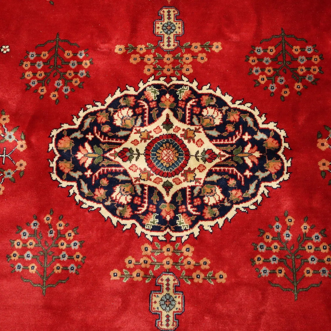 Antique Gherla Carpet Cotton Wool Heavy Knot 100 x 97 In - 100 x 97 In | Antiques | Carpets