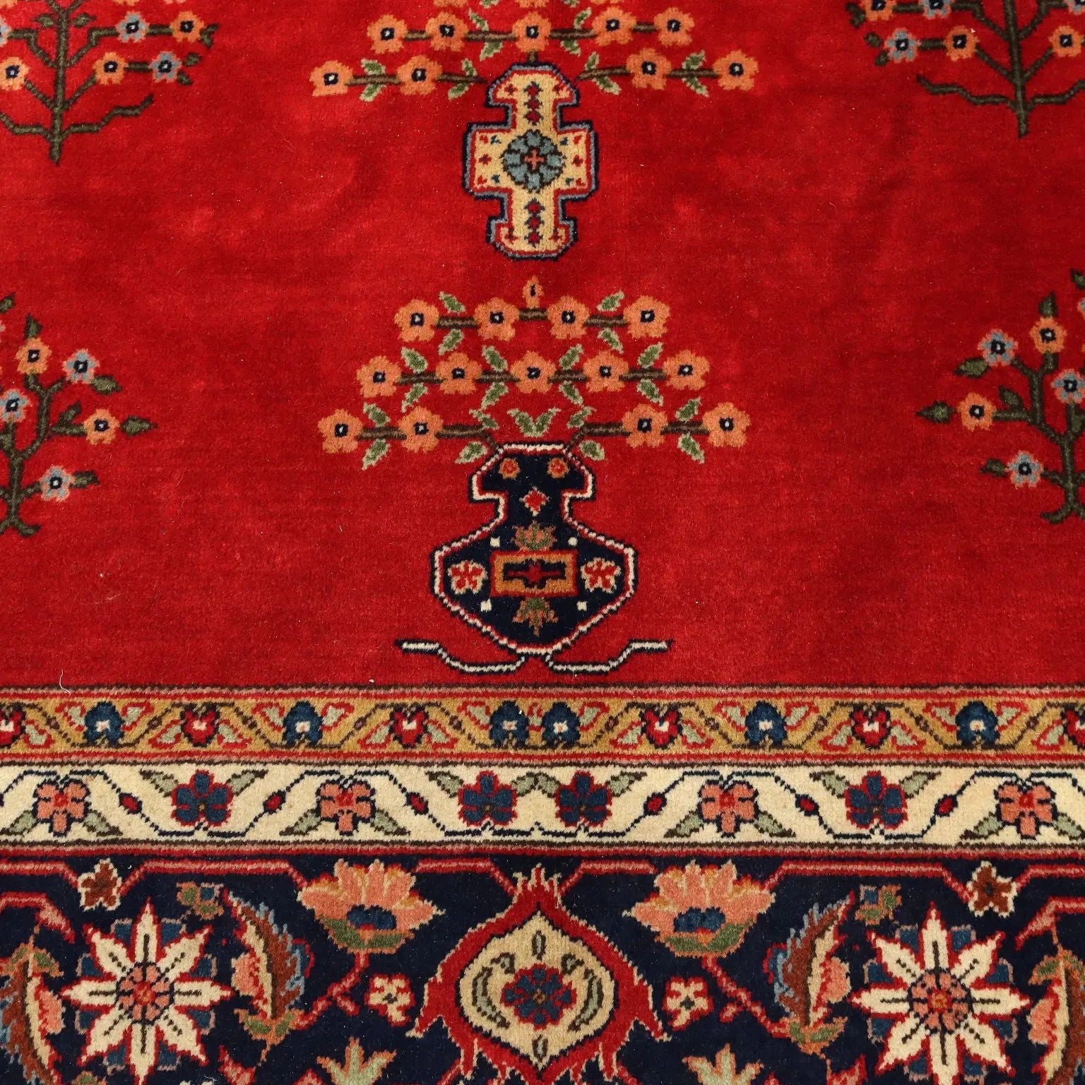 Antique Gherla Carpet Cotton Wool Heavy Knot 100 x 97 In - 100 x 97 In | Antiques | Carpets