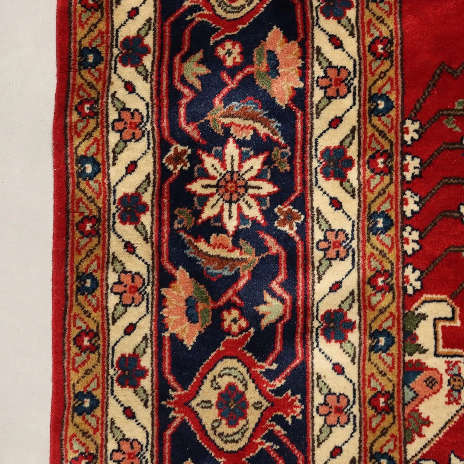 Antique Gherla Carpet Cotton Wool Heavy Knot 100 x 97 In - 100 x 97 In | Antiques | Carpets