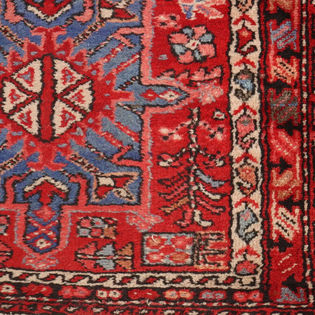 Antique Asian Carpet Cotton Wool Heavy Knot Handmade 191 x 34 In - 191 x 34 In | Antiques | Carpets