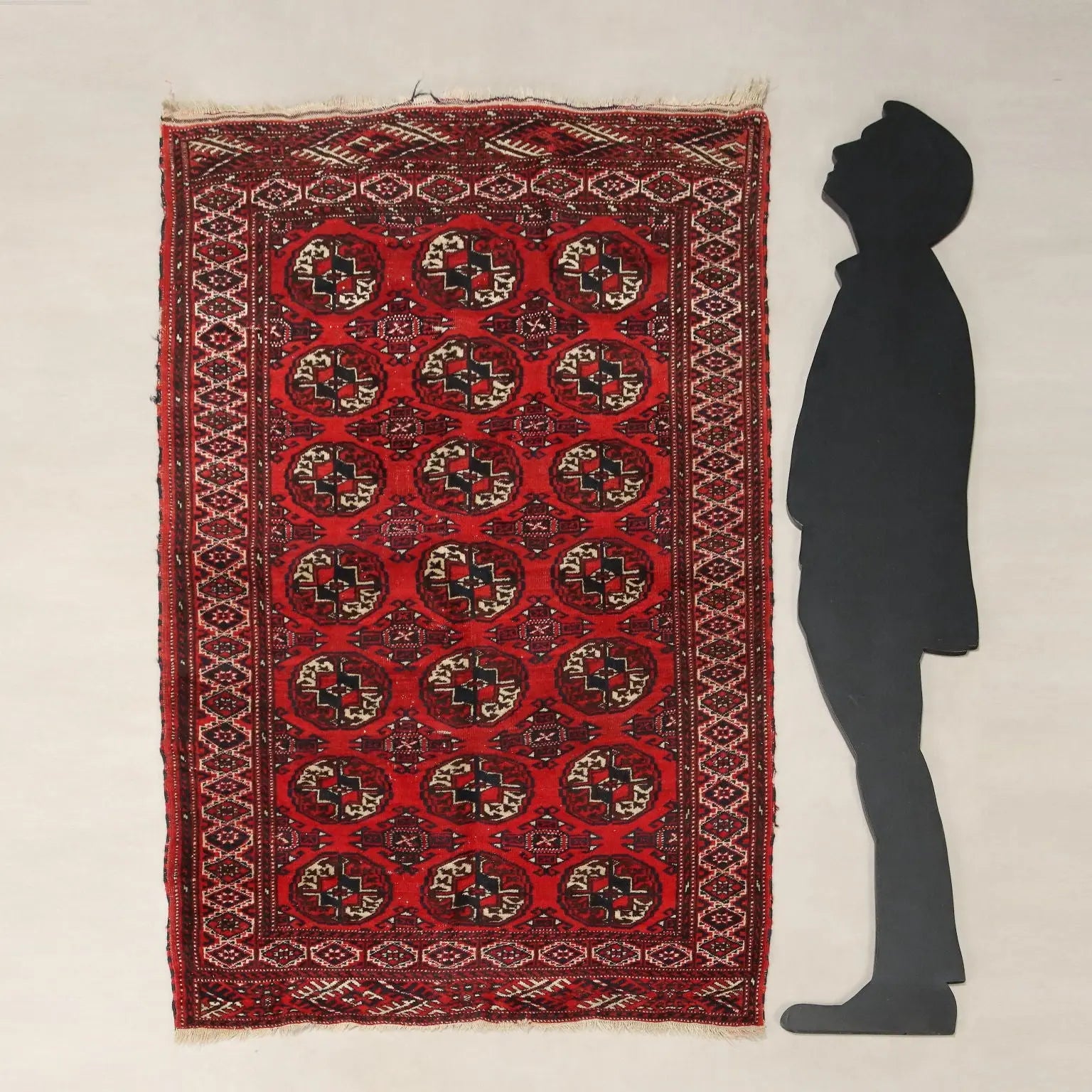 Antique Bukhara Carpet Wool Thin Knot Handmade 69 x 43 In - 69 x 43 In | Antiques | Carpets