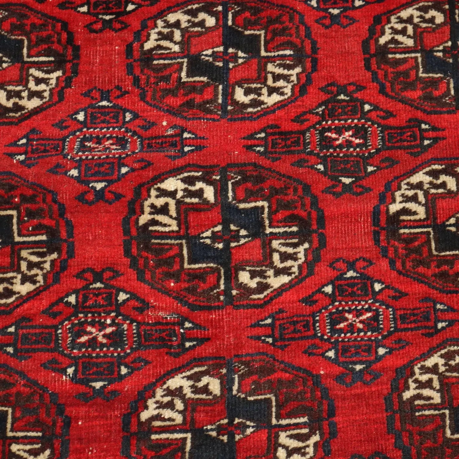 Antique Bukhara Carpet Wool Thin Knot Handmade 69 x 43 In - 69 x 43 In | Antiques | Carpets