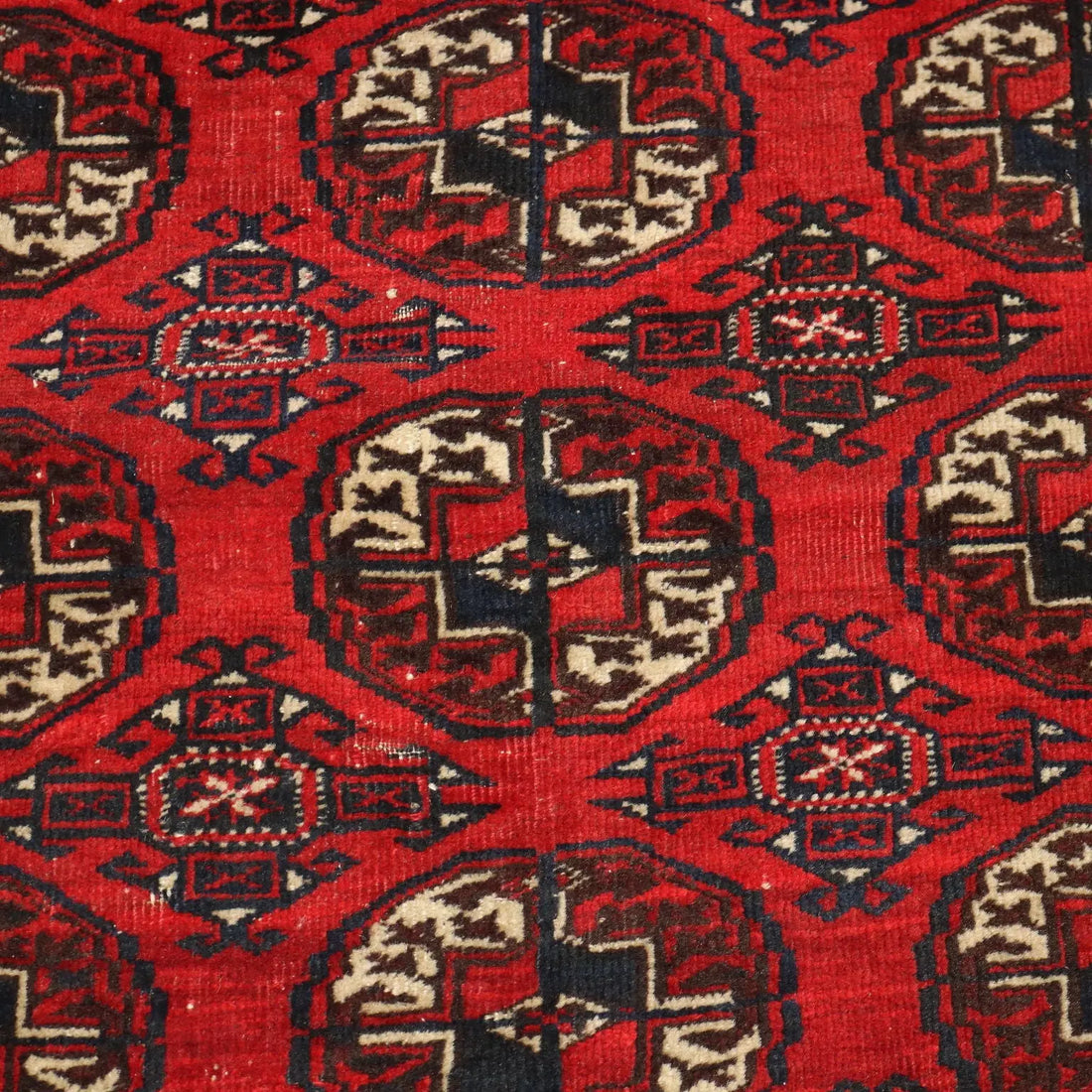 Antique Bukhara Carpet Wool Thin Knot Handmade 69 x 43 In - 69 x 43 In | Antiques | Carpets