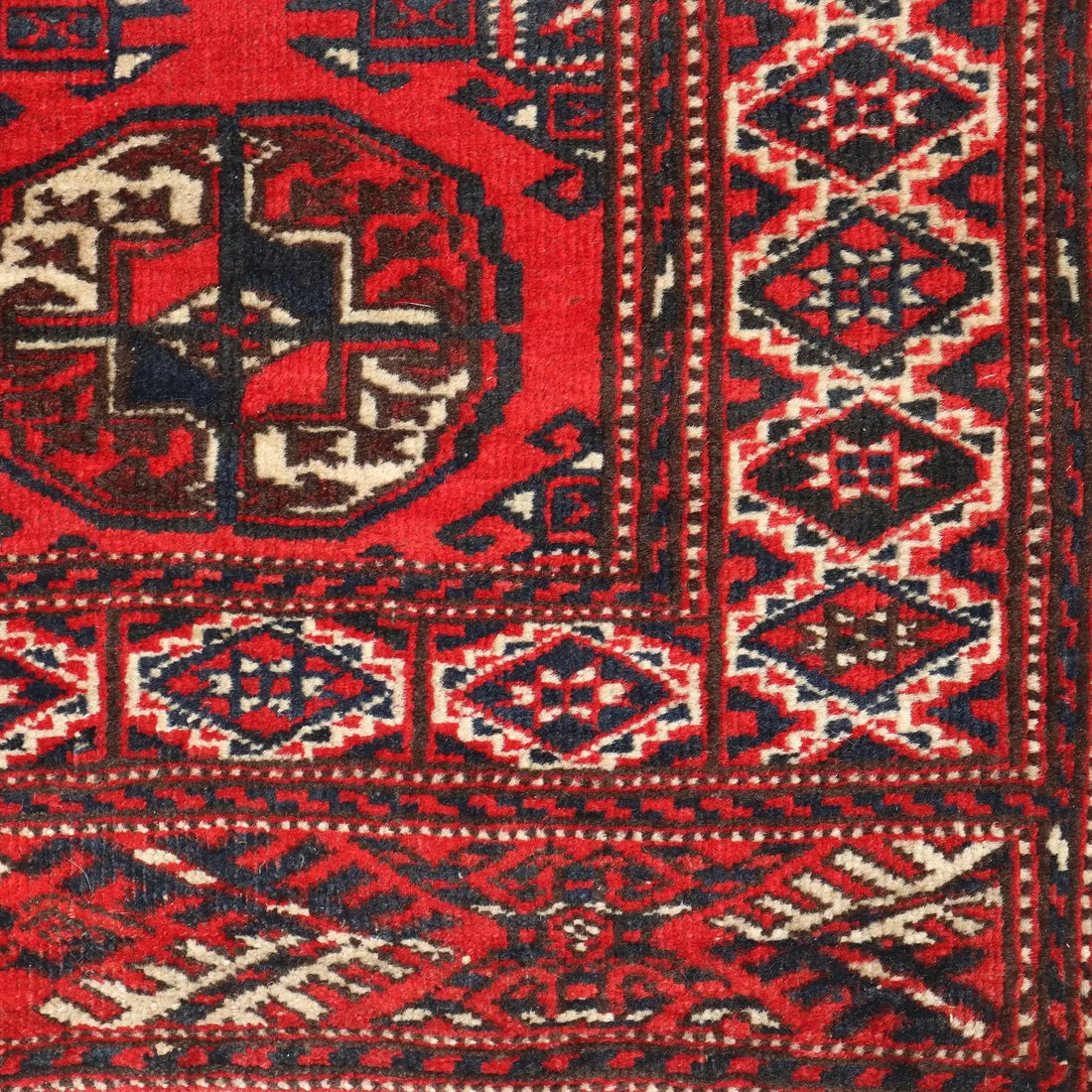 Antique Bukhara Carpet Wool Thin Knot Handmade 69 x 43 In - 69 x 43 In | Antiques | Carpets