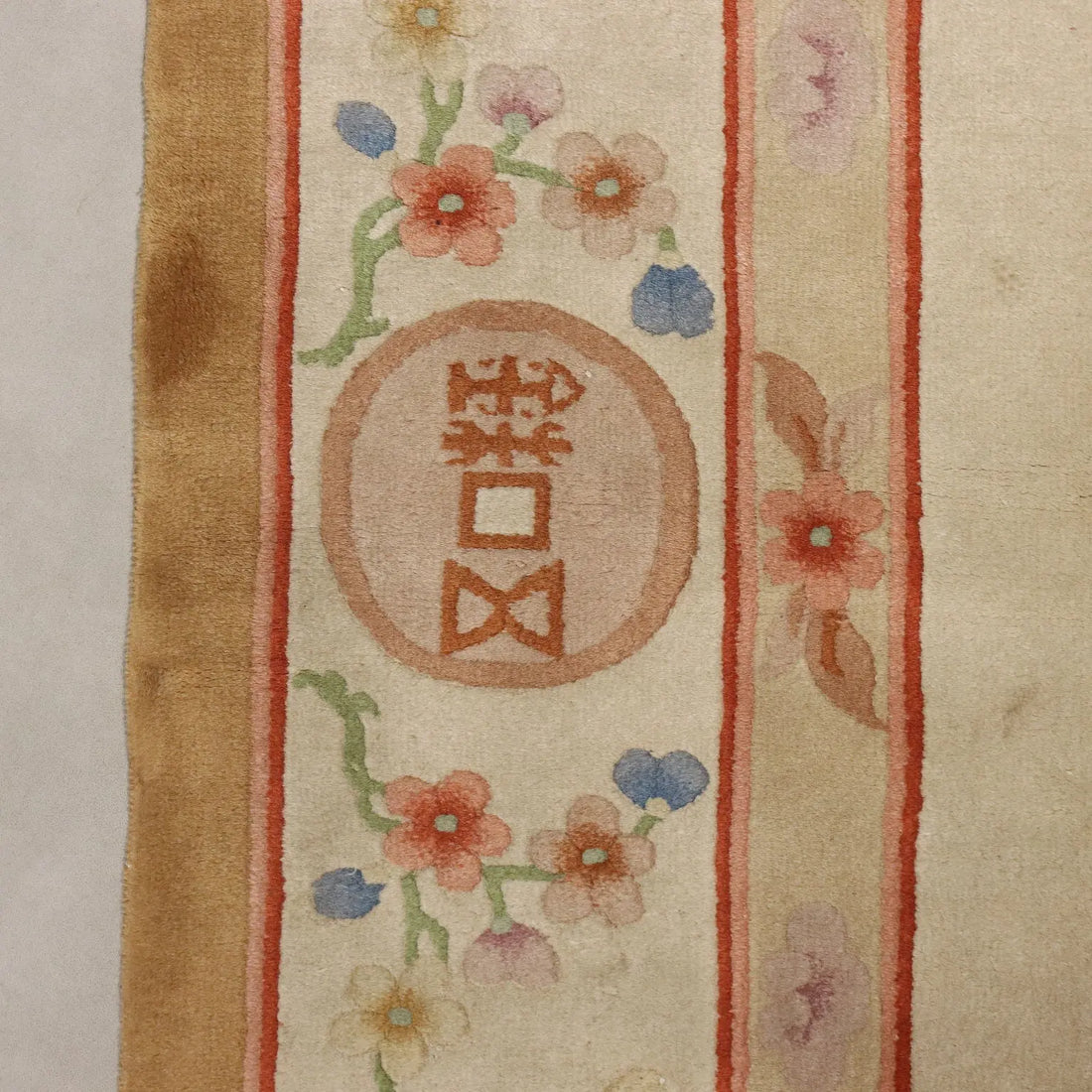 Antique Beijing Carpet Cotton Wool Heavy Knot 150 x 108 In - 150 x 108 In | Antiques | Carpets
