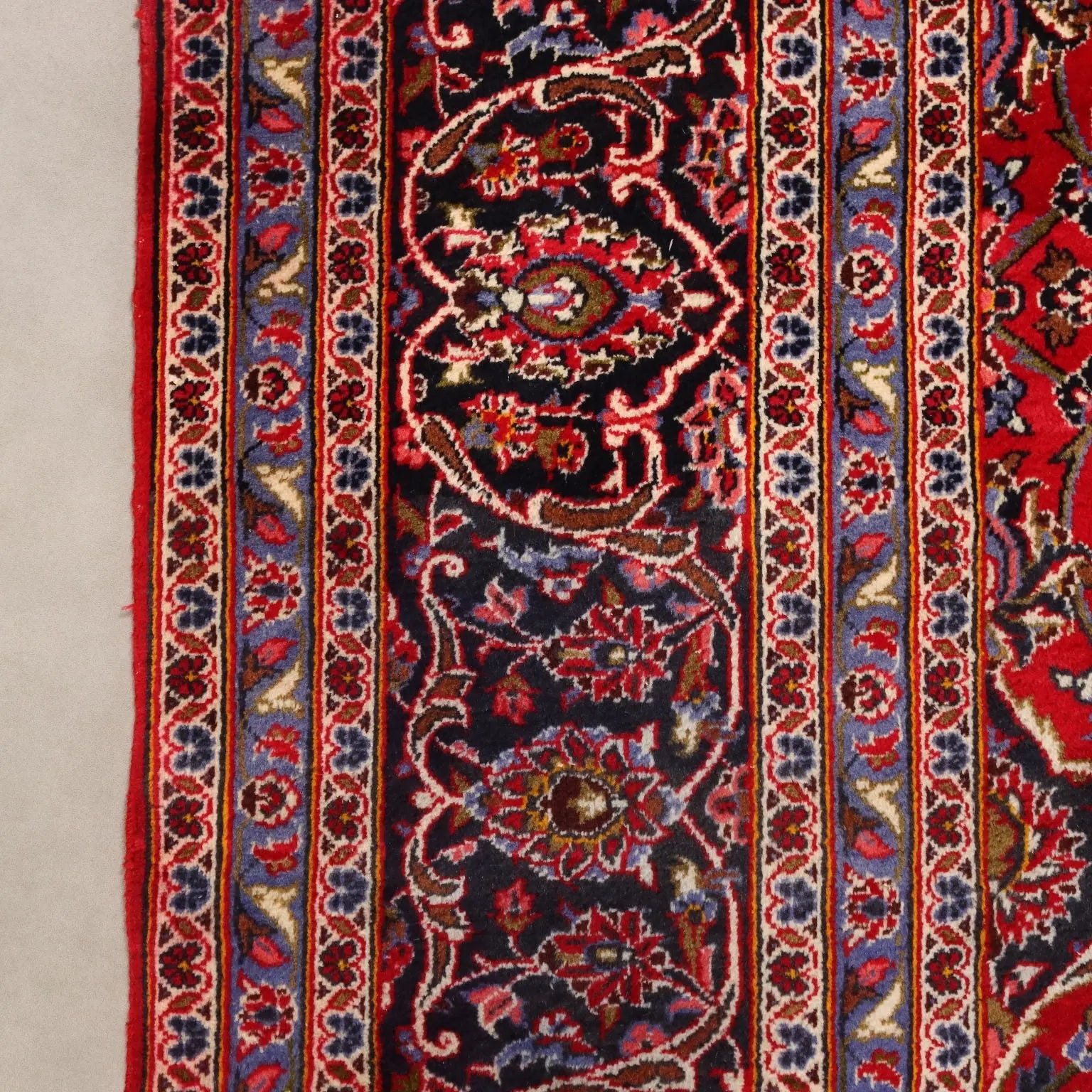 Antique Asian Carpet Cotton Wool Heavy Knot 167 x 116 In - 167 x 116 In | Antiques | Carpets