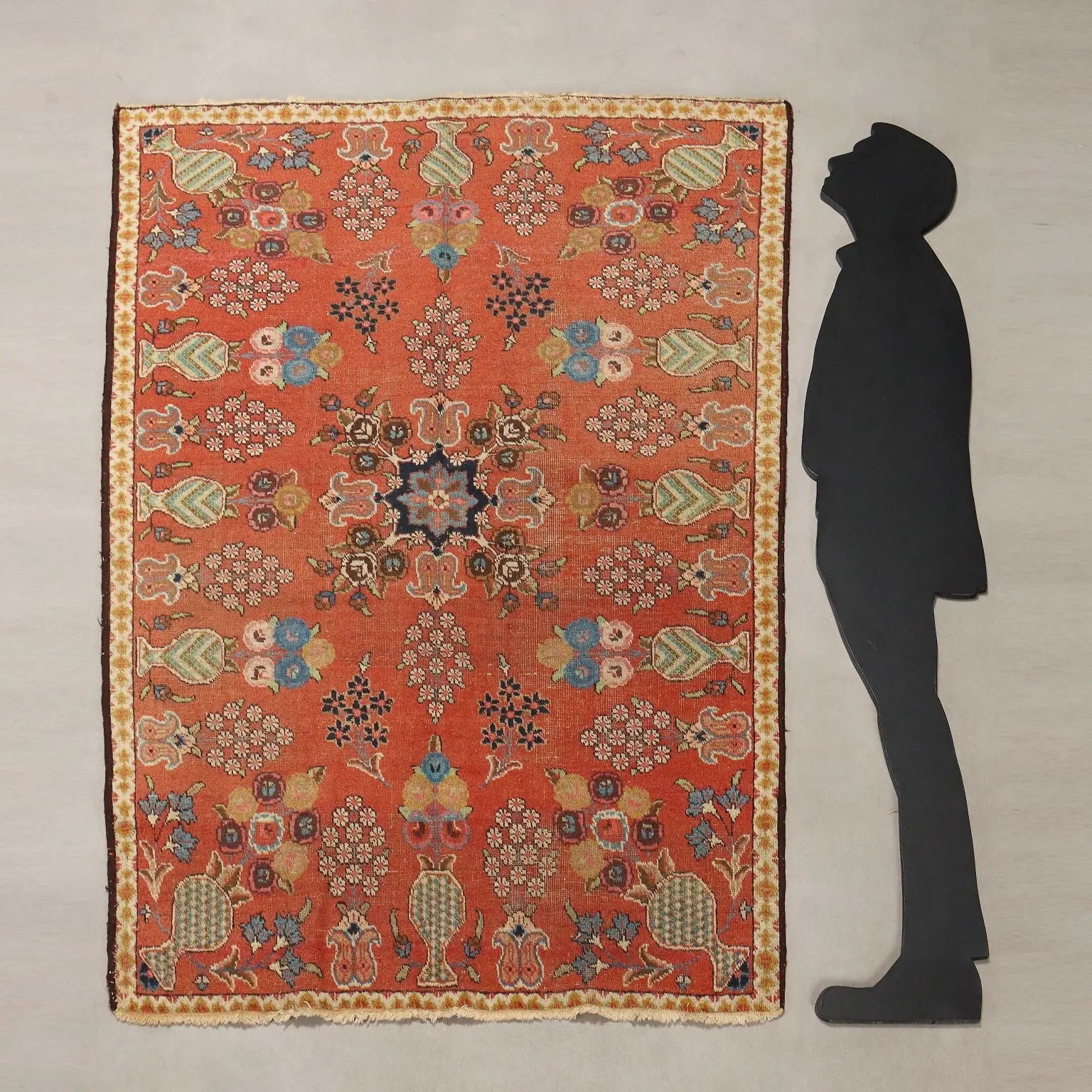 Tabriz Rug in Wool and Cotton - 183 x 135 cm