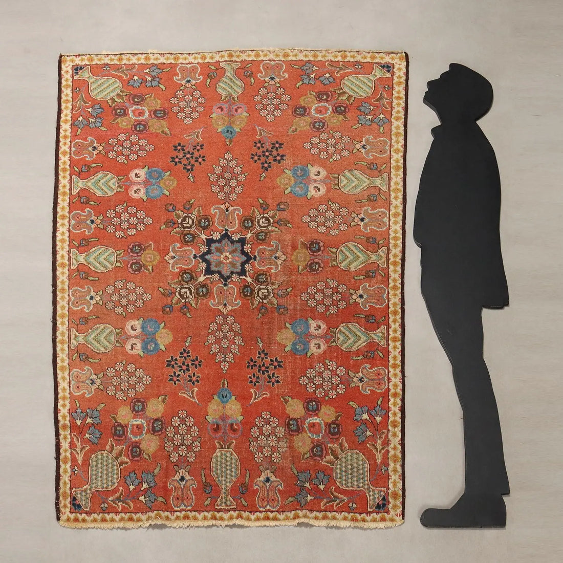 Tabriz Rug in Wool and Cotton - 183 x 135 cm