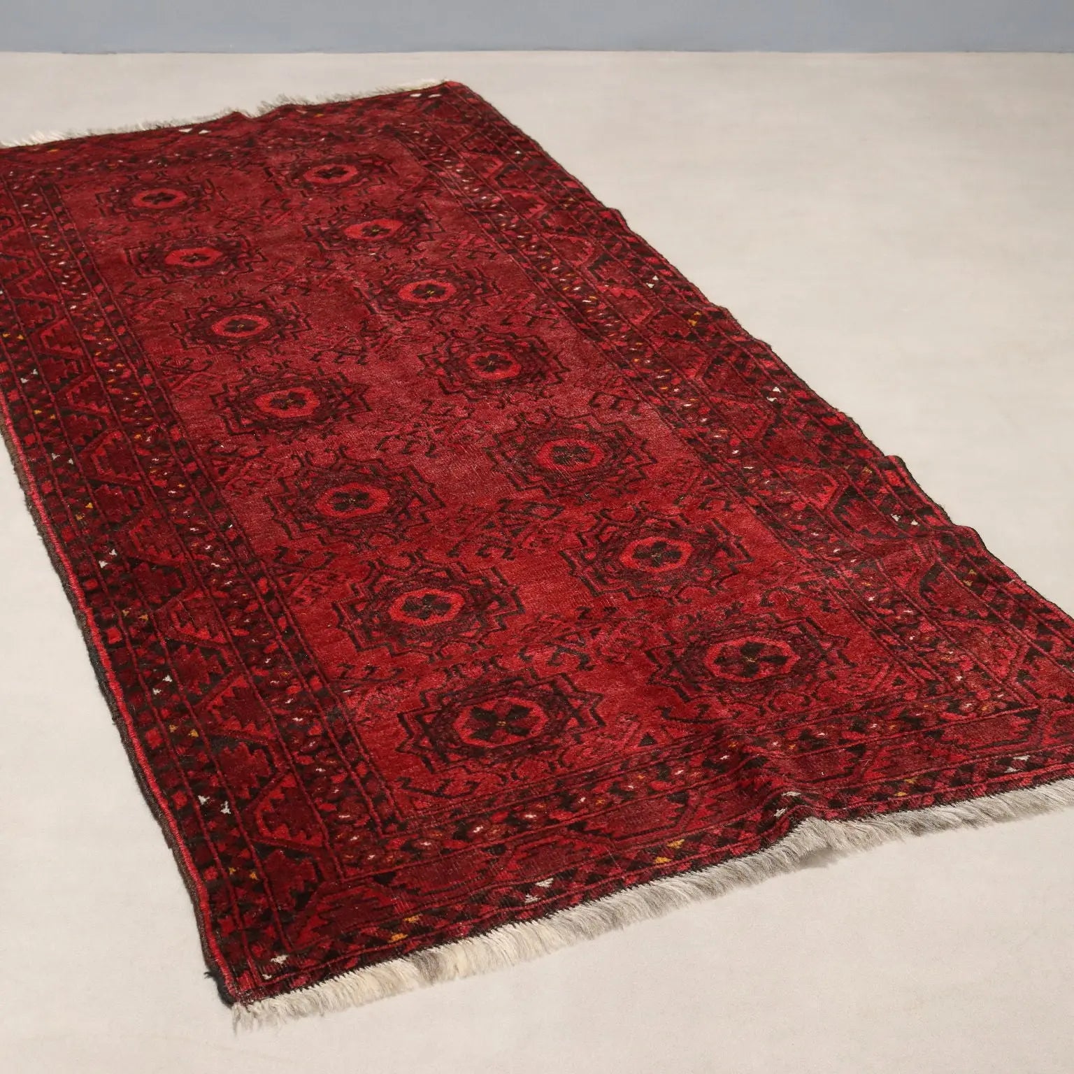 Afghan Bukhara Rug in Wool - 210 x 97 cm