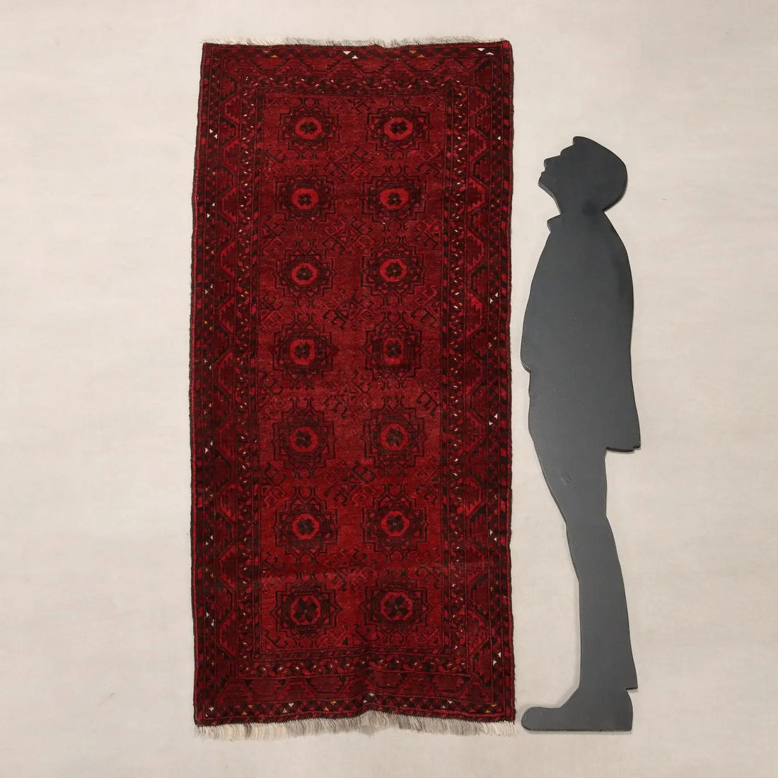 Afghan Bukhara Rug in Wool - 210 x 97 cm
