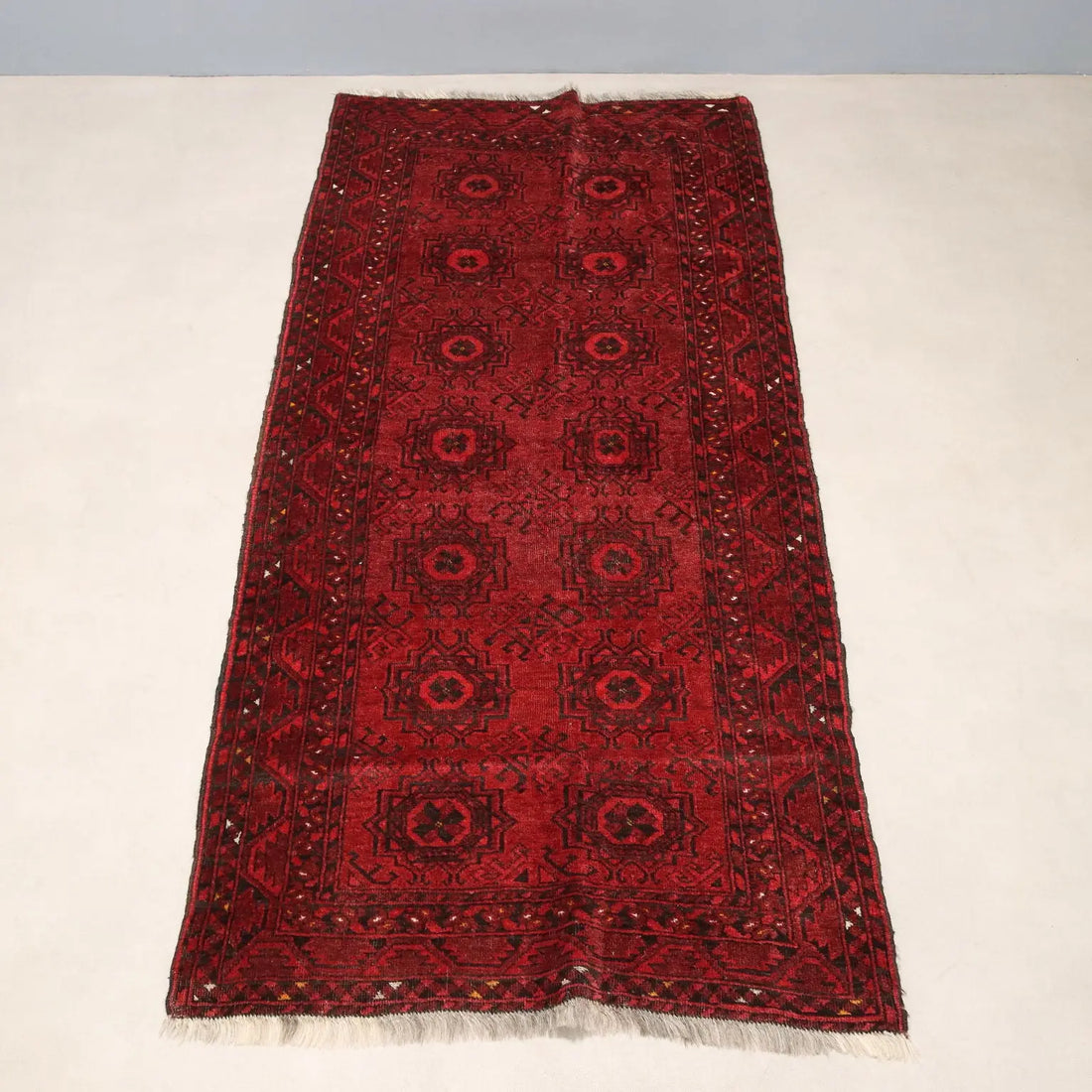 Afghan Bukhara Rug in Wool - 210 x 97 cm