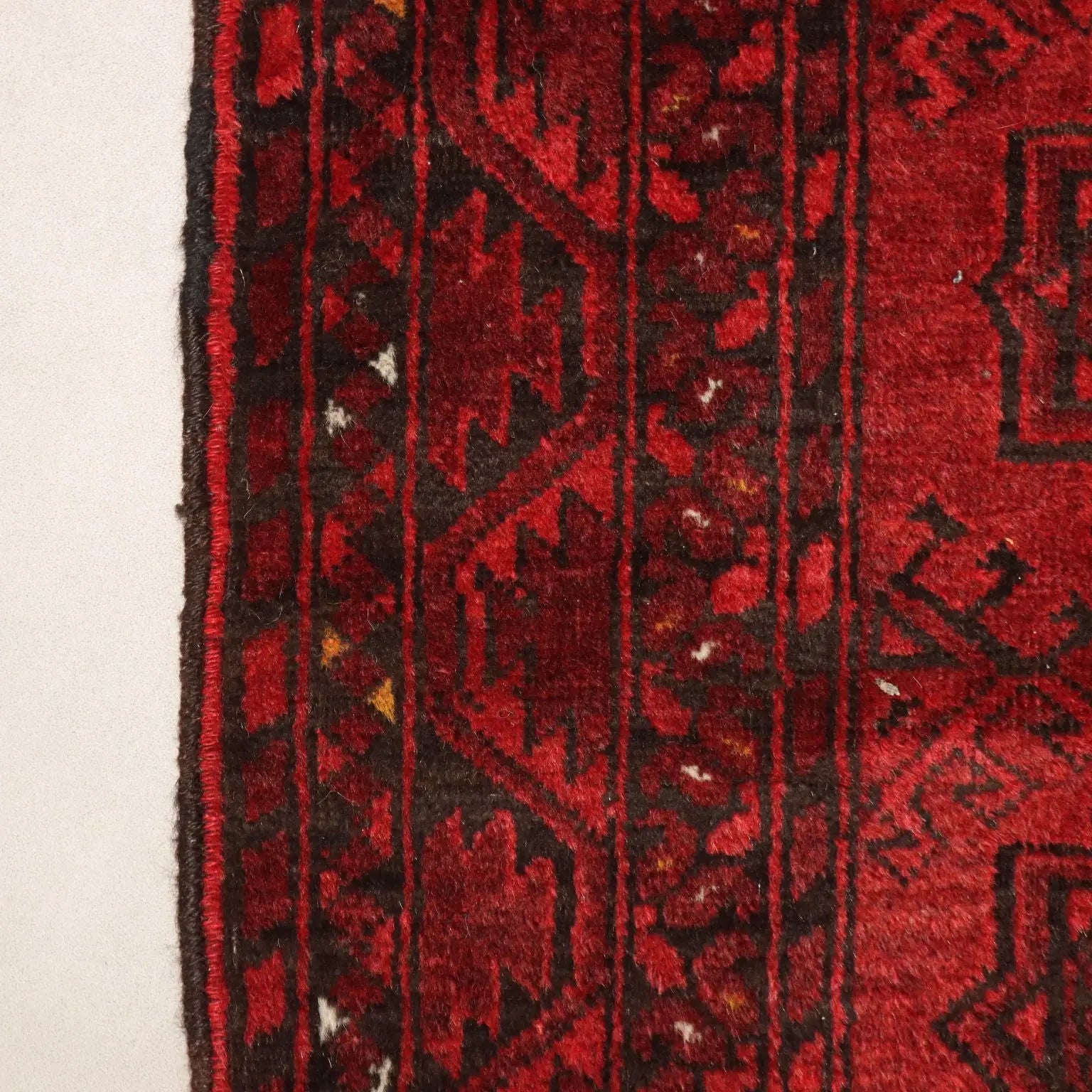 Afghan Bukhara Rug in Wool - 210 x 97 cm