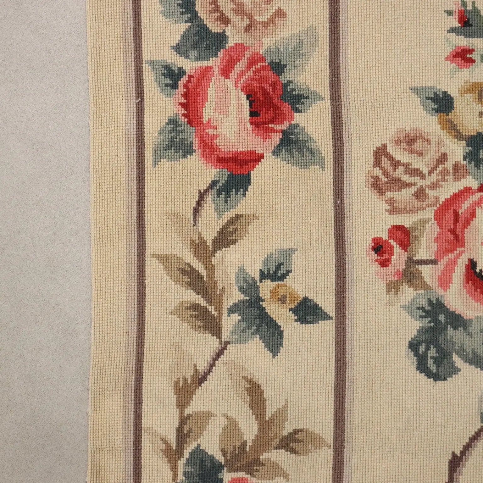 Antique Aobusson Carpet Wool Extra-Thin Knot China 105 x 52 In - 105 x 52 In | Antiques | Carpets