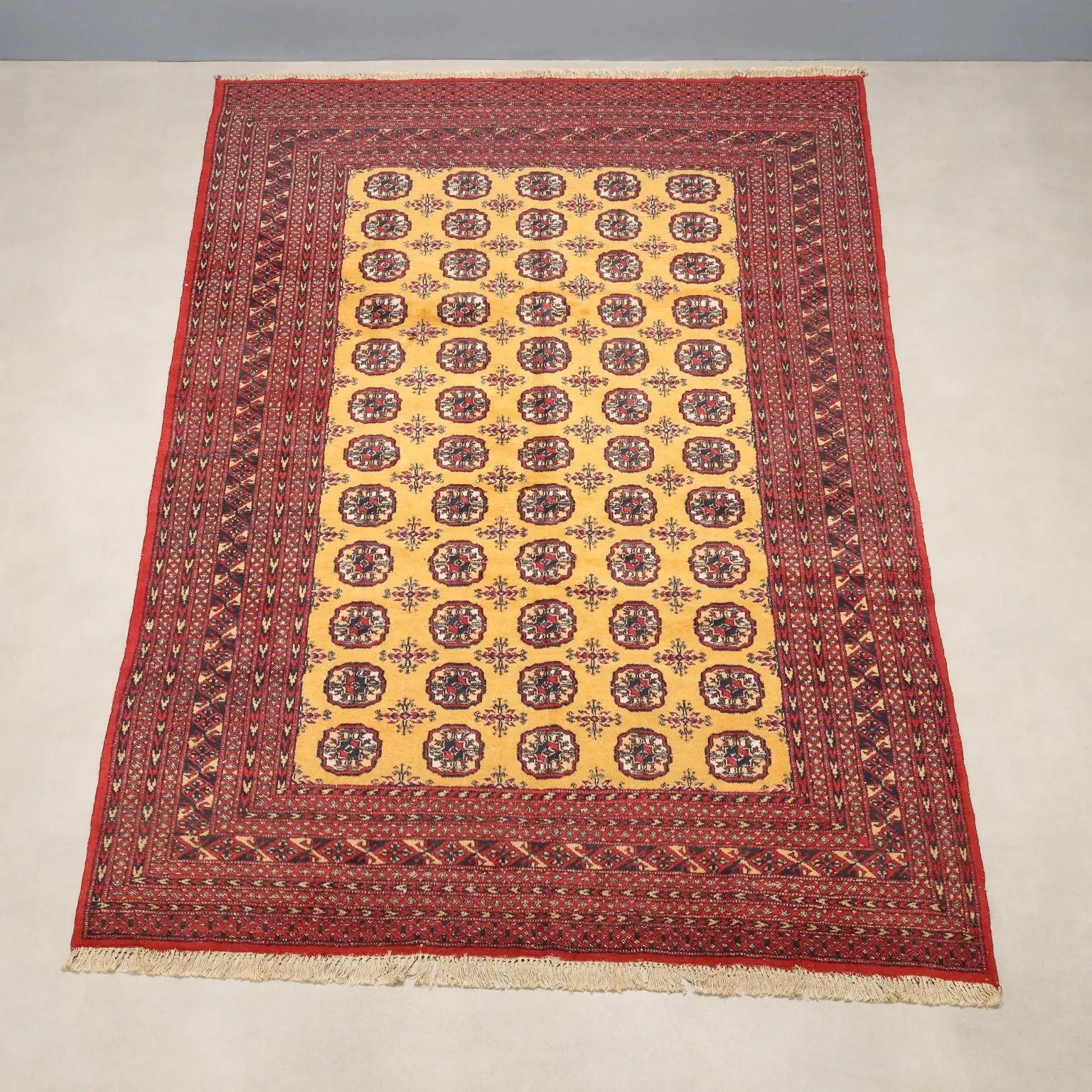 Bukhara Rug in Cotton and Wool - 280 x 187 cm
