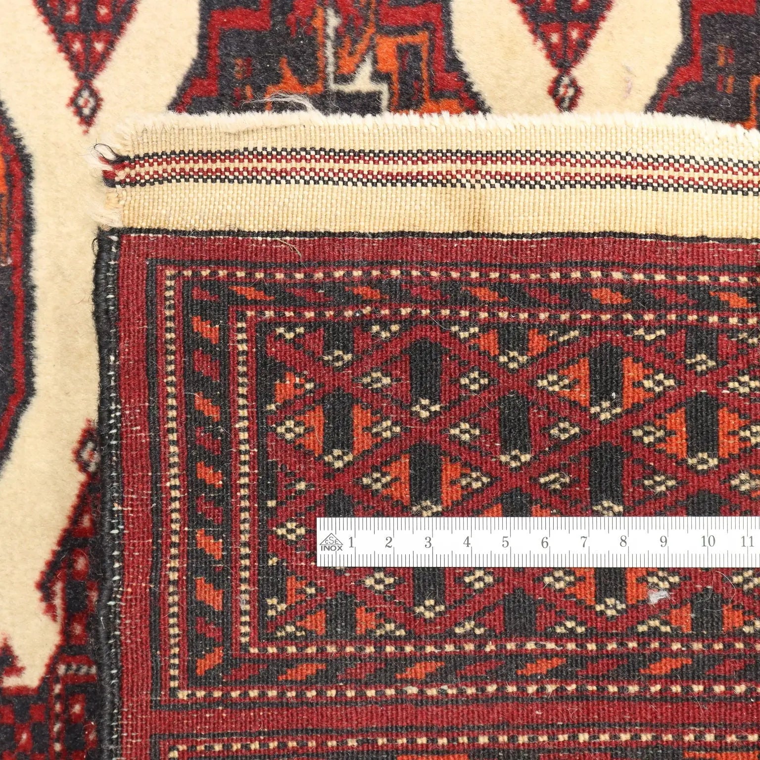  Bukhara Rug in Cotton and Wool