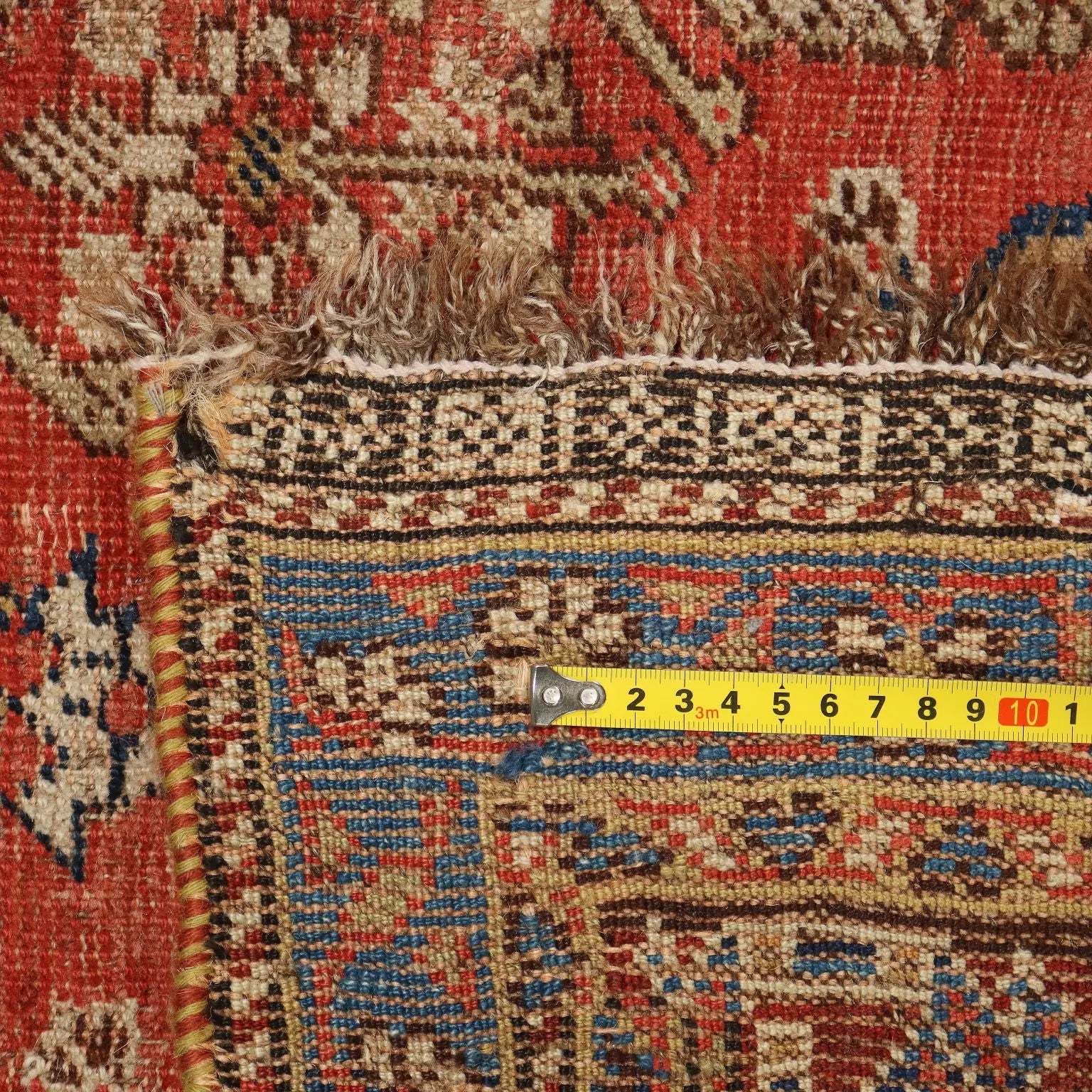 Antique Kaskay Carpet Wool Thin Knot Handmade 68 x 55 In - 68 x 55 In | Antiques | Carpets